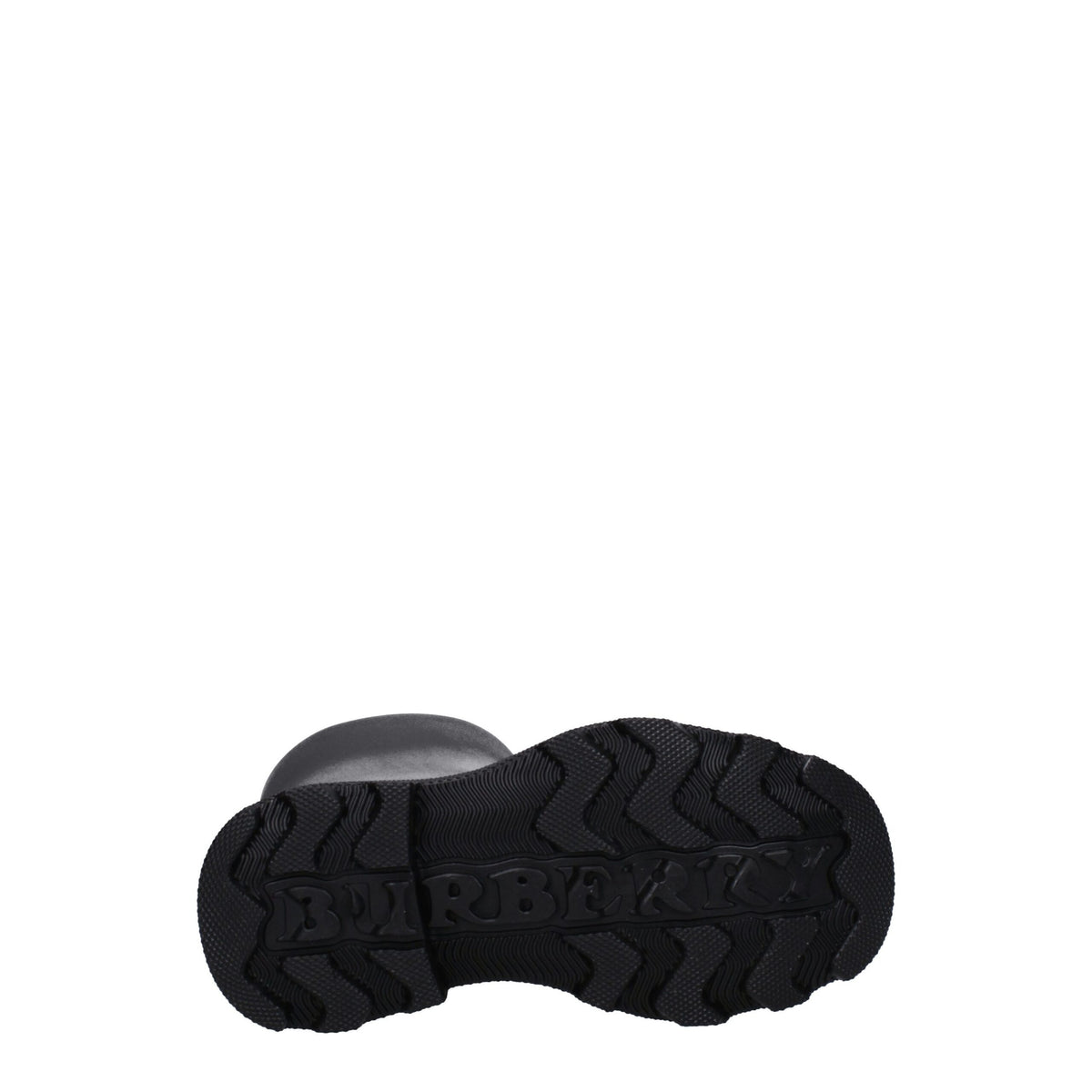 Burberry Black Cotton Rain Boots Burberry