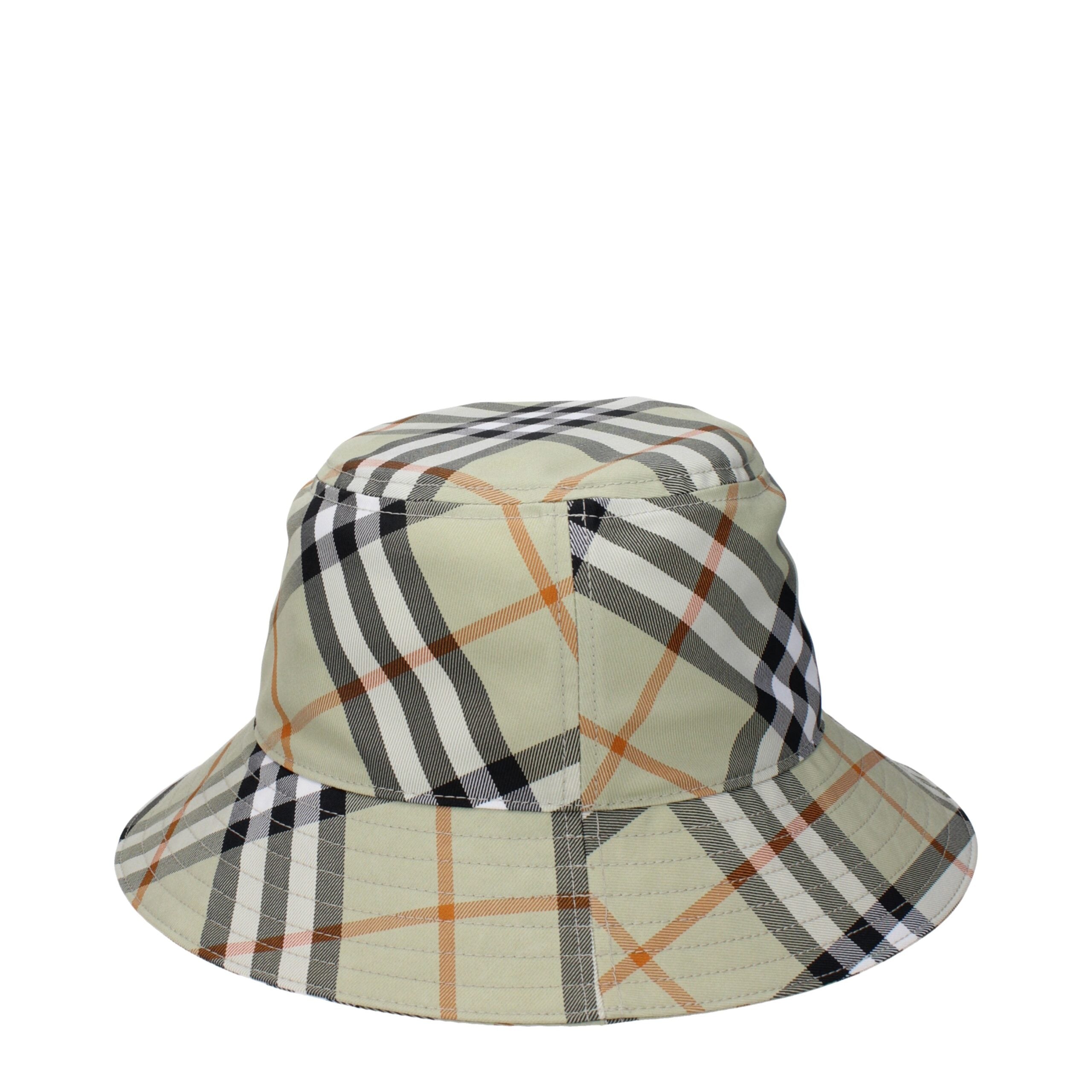 Burberry Green Fabric Bucket Hat Burberry