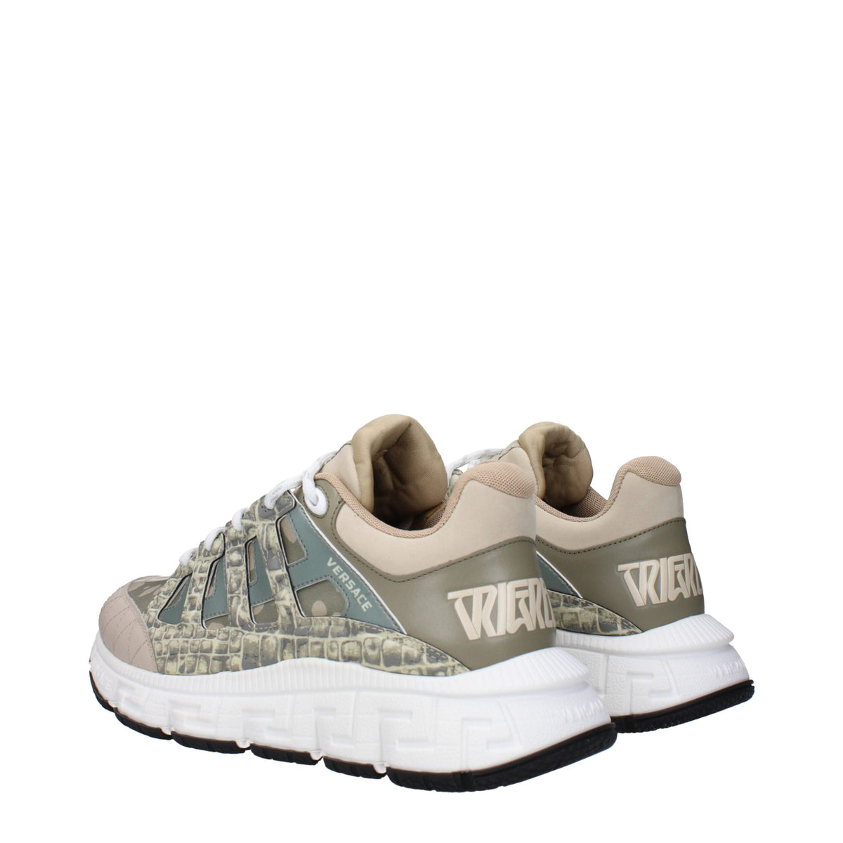 Versace Green Low Tops