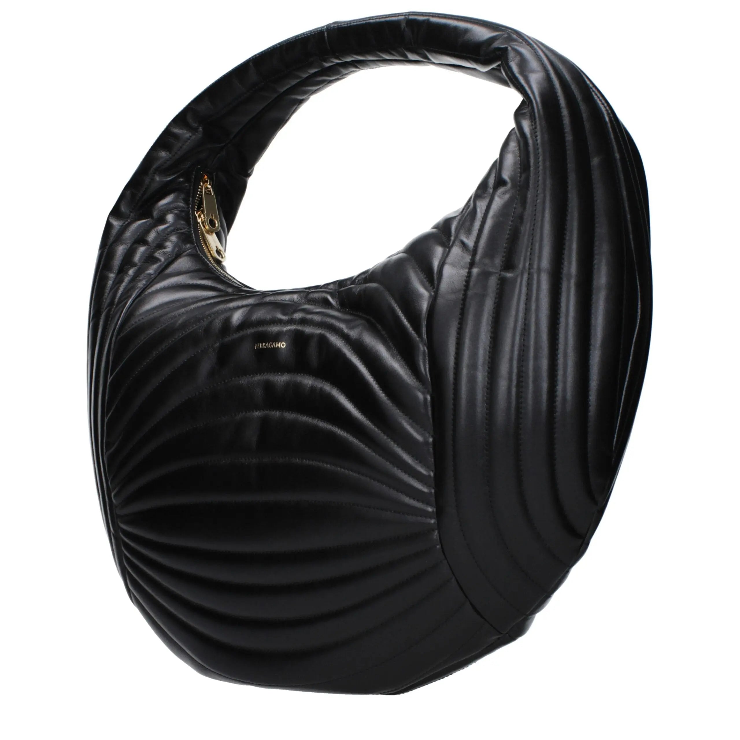 Salvatore Ferragamo Black Leather Handbag Salvatore Ferragamo