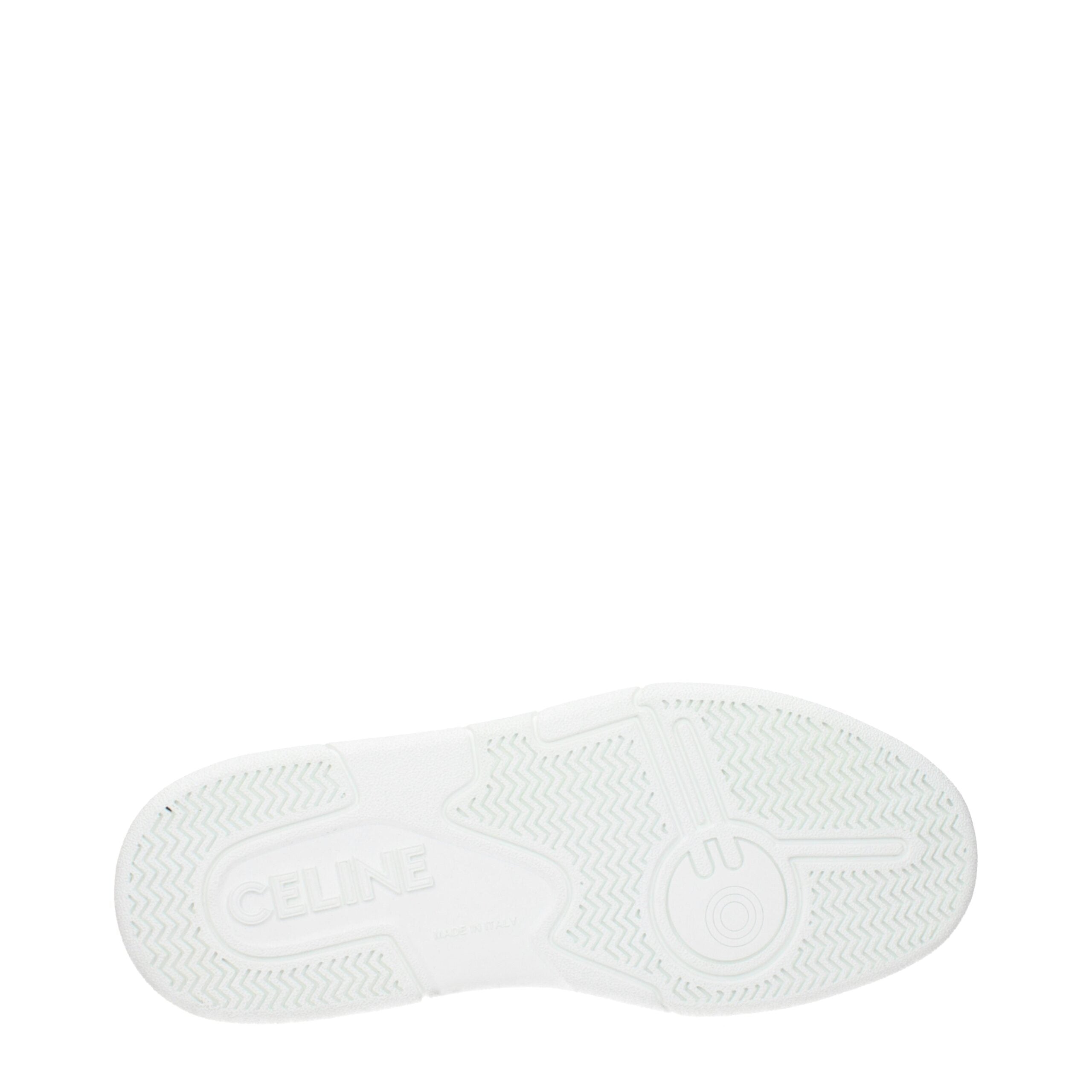 Celine White Leather Athletic Sneakers Celine