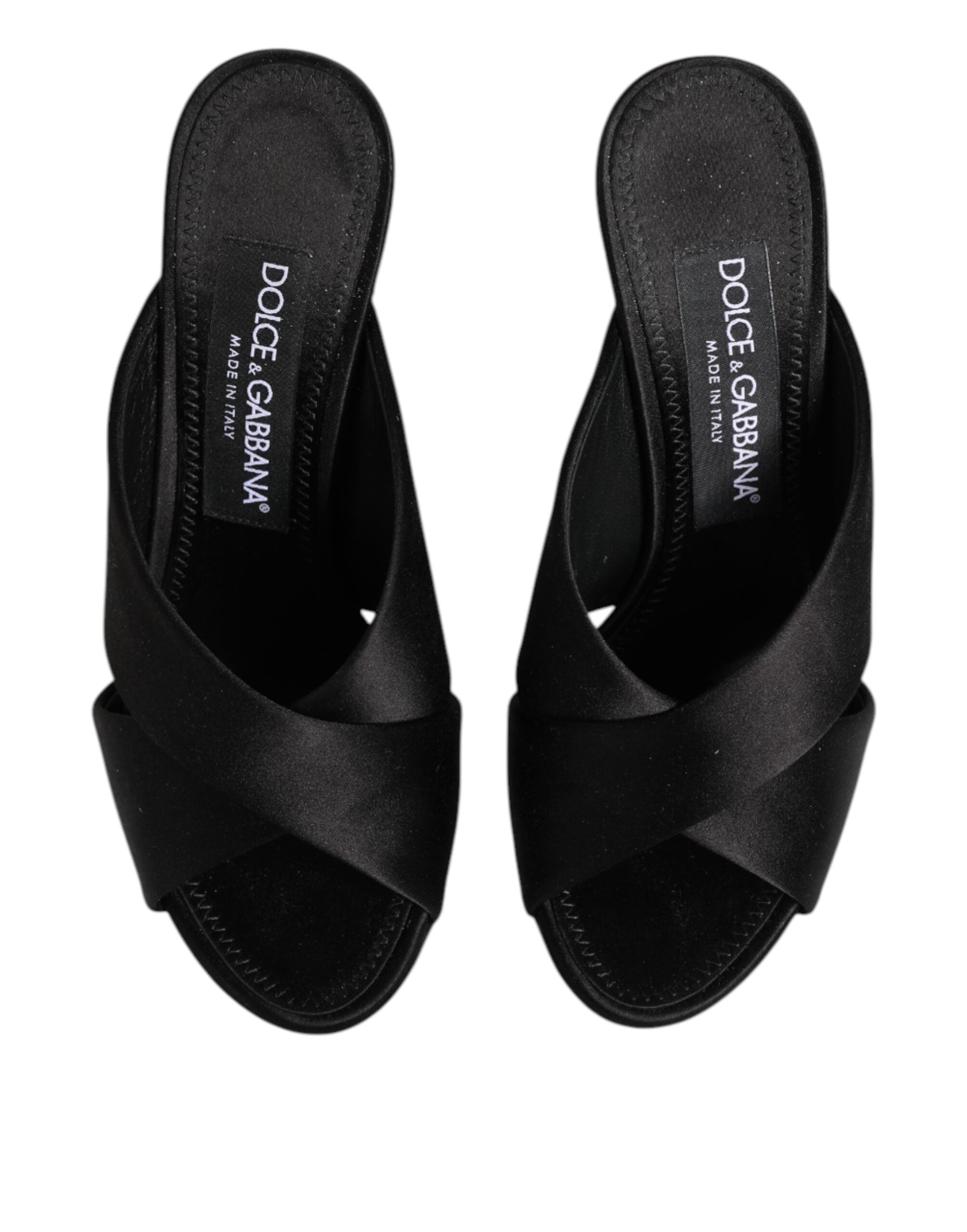 Dolce & Gabbana Black Keira Baroque High Heel Sandals Shoes Dolce & Gabbana