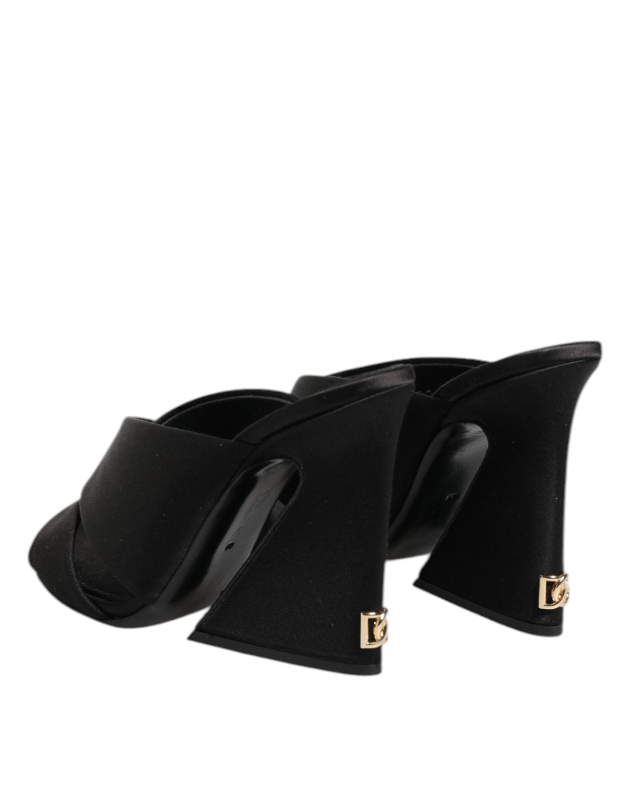 Dolce & Gabbana Black Keira Baroque High Heel Sandals Shoes Dolce & Gabbana