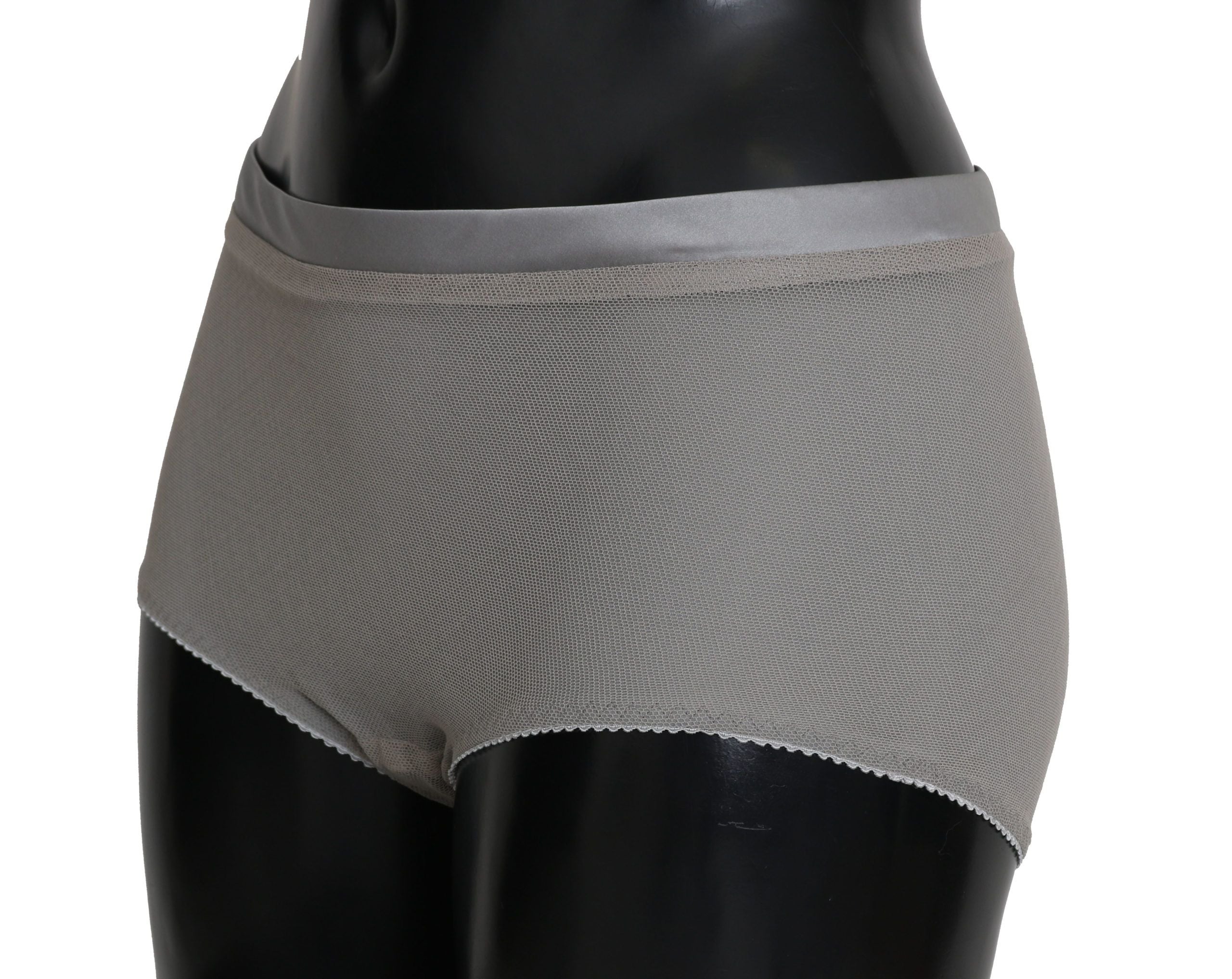 Dolce & Gabbana Underwear Silver With Net Silk Bottoms Dolce & Gabbana