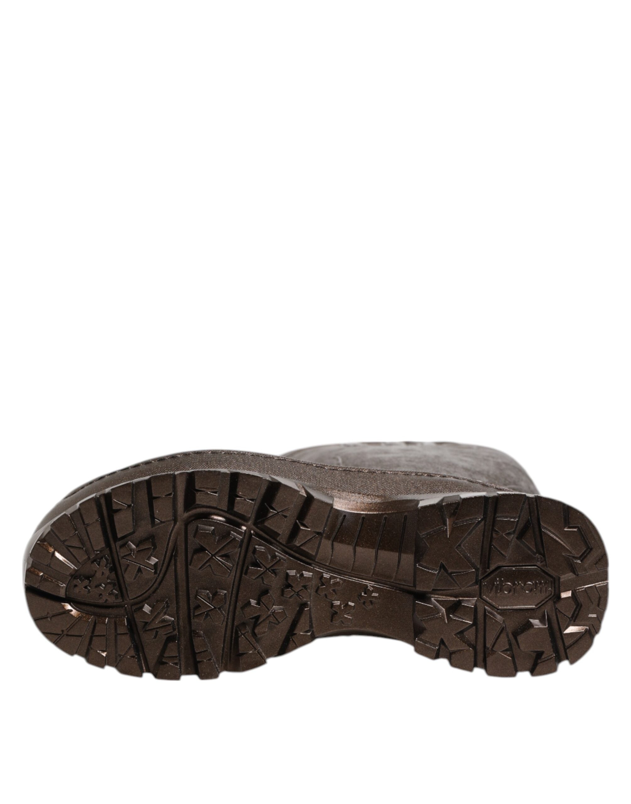 Dolce & Gabbana Metallic Bronze Pull On Rain Boots Shoes Dolce & Gabbana