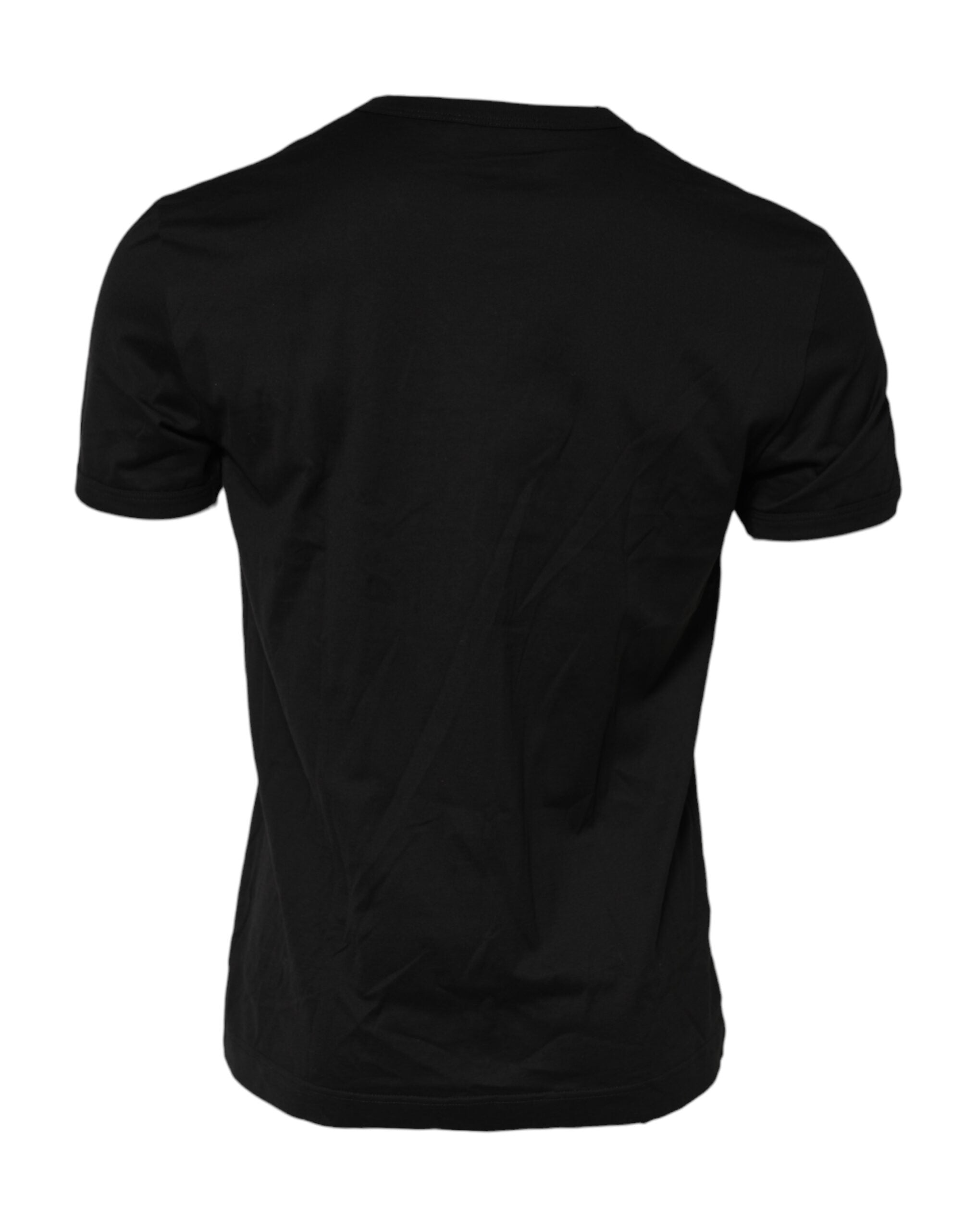 Dolce & Gabbana Black DG King Crown Cotton Crew Neck T-shirt Dolce & Gabbana