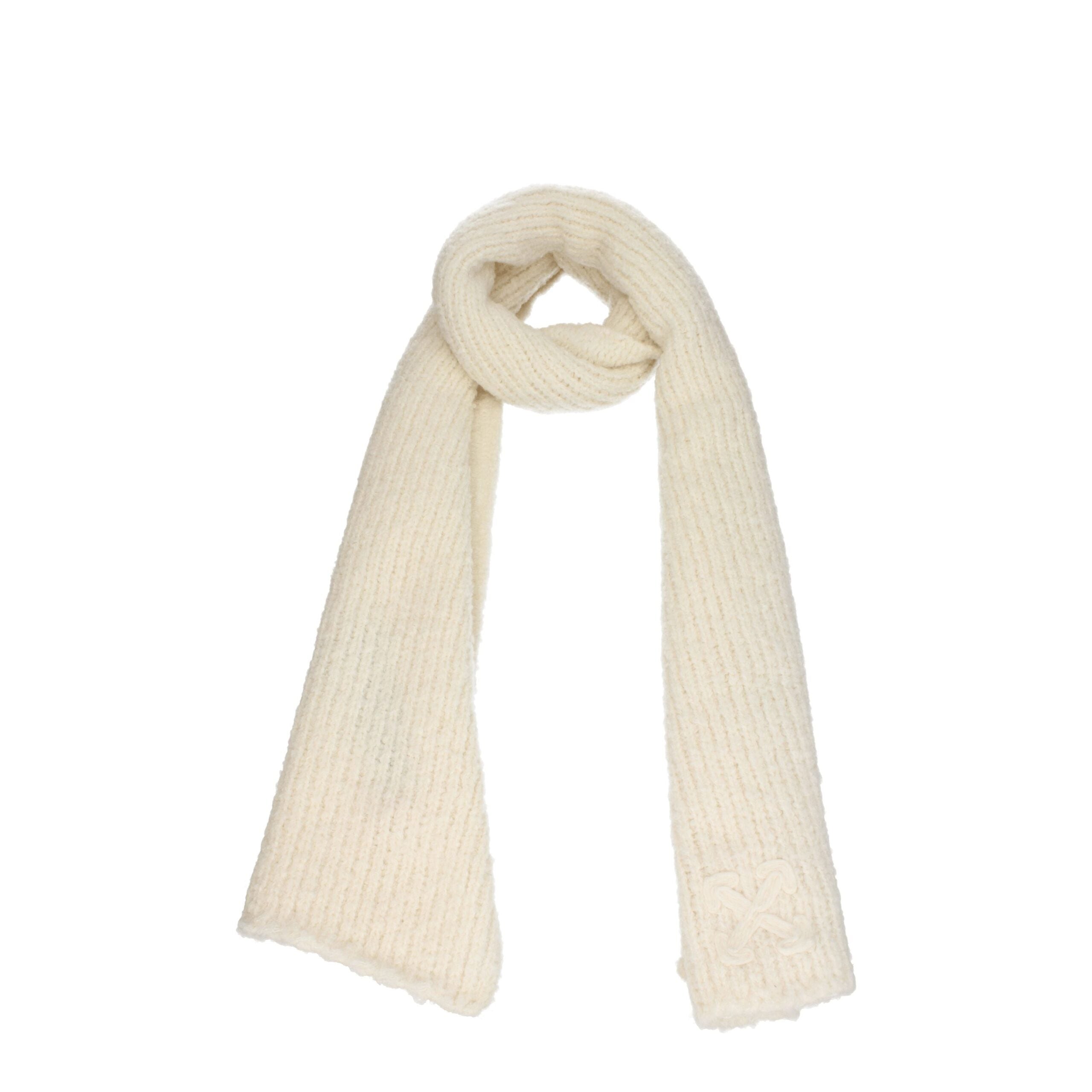 Off-White Beige Wool Scarf Off-White