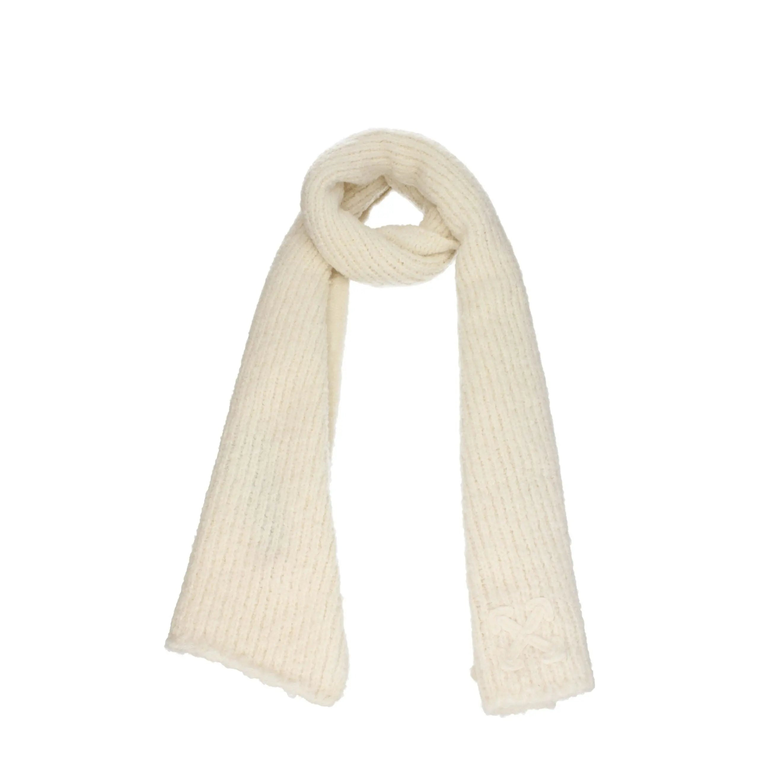 Off-White Beige Wool Scarf Off-White