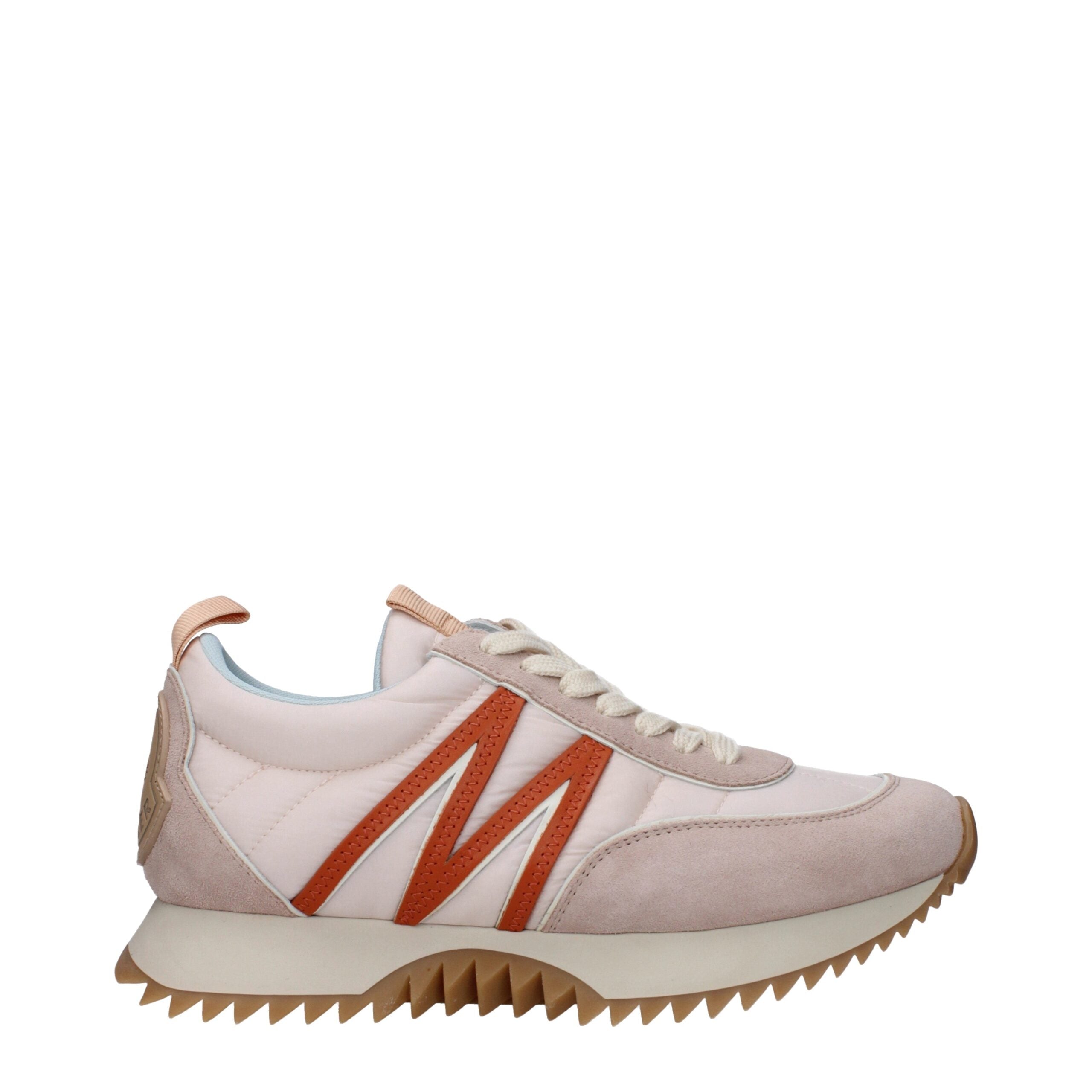 Moncler Pink Fabric Chunky Sneakers Moncler