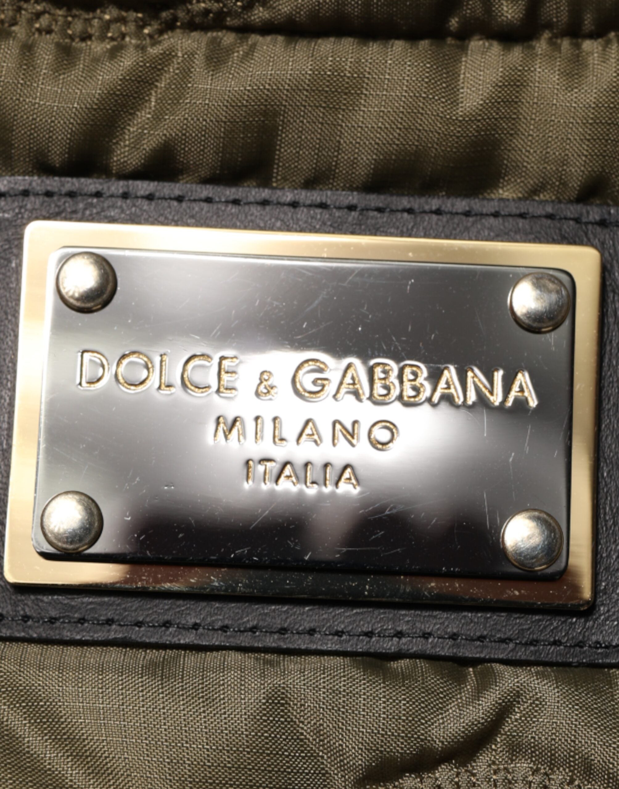 Dolce & Gabbana Multicolor Patchwork PolyesterQuilted Jacket Dolce & Gabbana