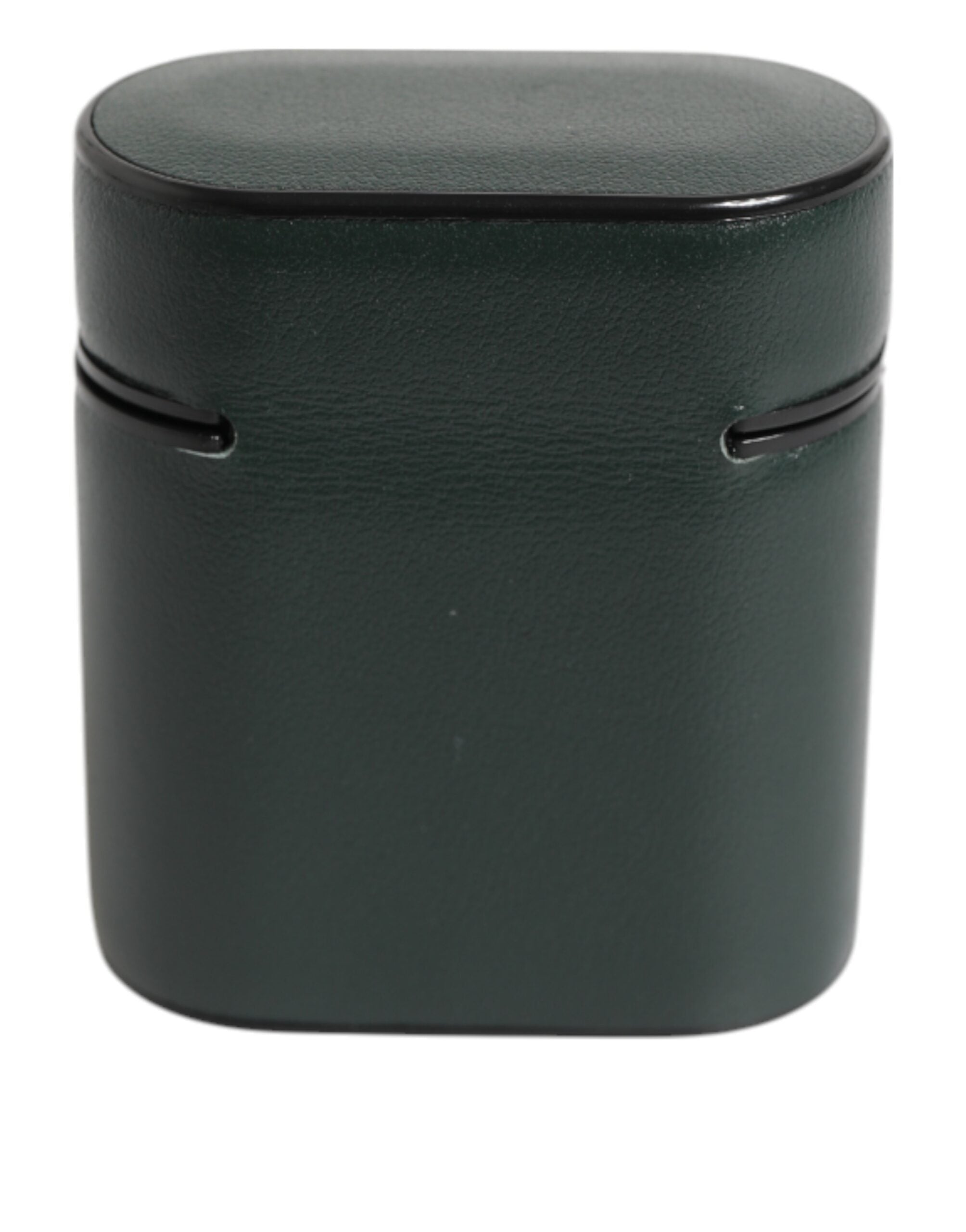Dolce & Gabbana Black Leather Logo Print Flip Holder Men Airpods Case Dolce & Gabbana