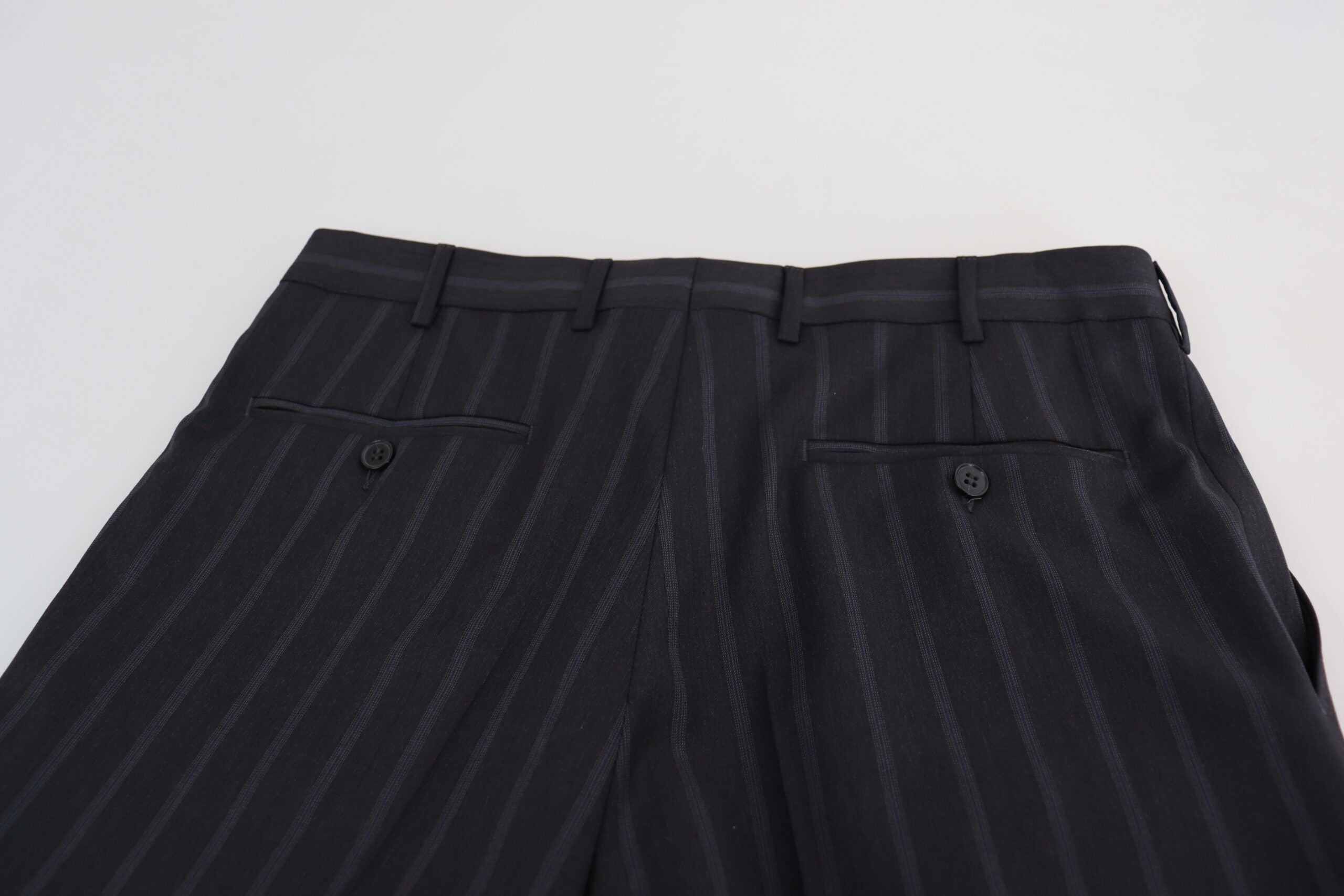 Dolce & Gabbana Gray Wool Blend Formal Trousers Pants Dolce & Gabbana