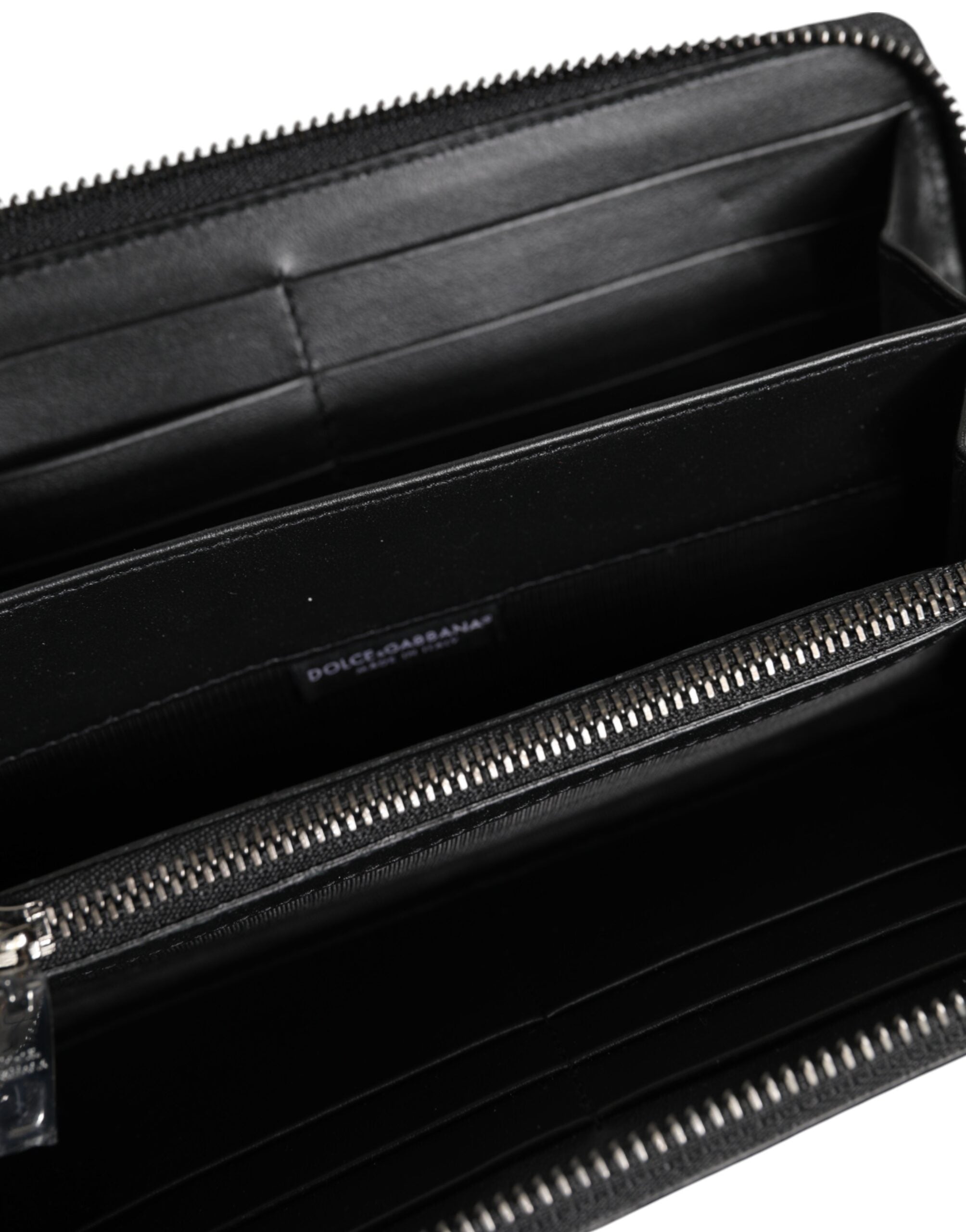 Dolce & Gabbana Black Brown Exotic Leather Men Continental Clutch Wallet Dolce & Gabbana
