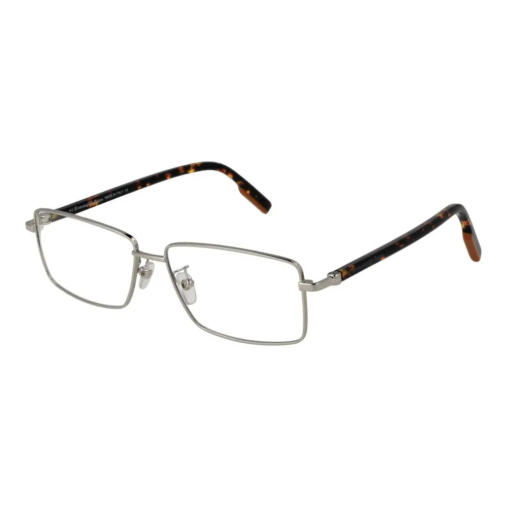 Ermenegildo Zegna Silver Metal Glasses (Frames) Ermenegildo Zegna