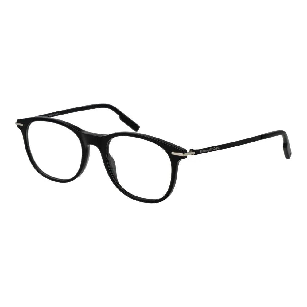 Ermenegildo Zegna Black Plastic Glasses (Frames) Ermenegildo Zegna
