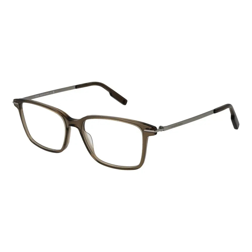 Ermenegildo Zegna Beige Acetate Glasses (Frames) Ermenegildo Zegna