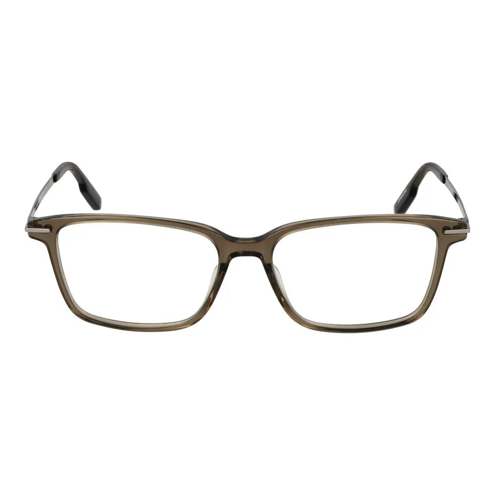 Ermenegildo Zegna Beige Acetate Glasses (Frames) Ermenegildo Zegna