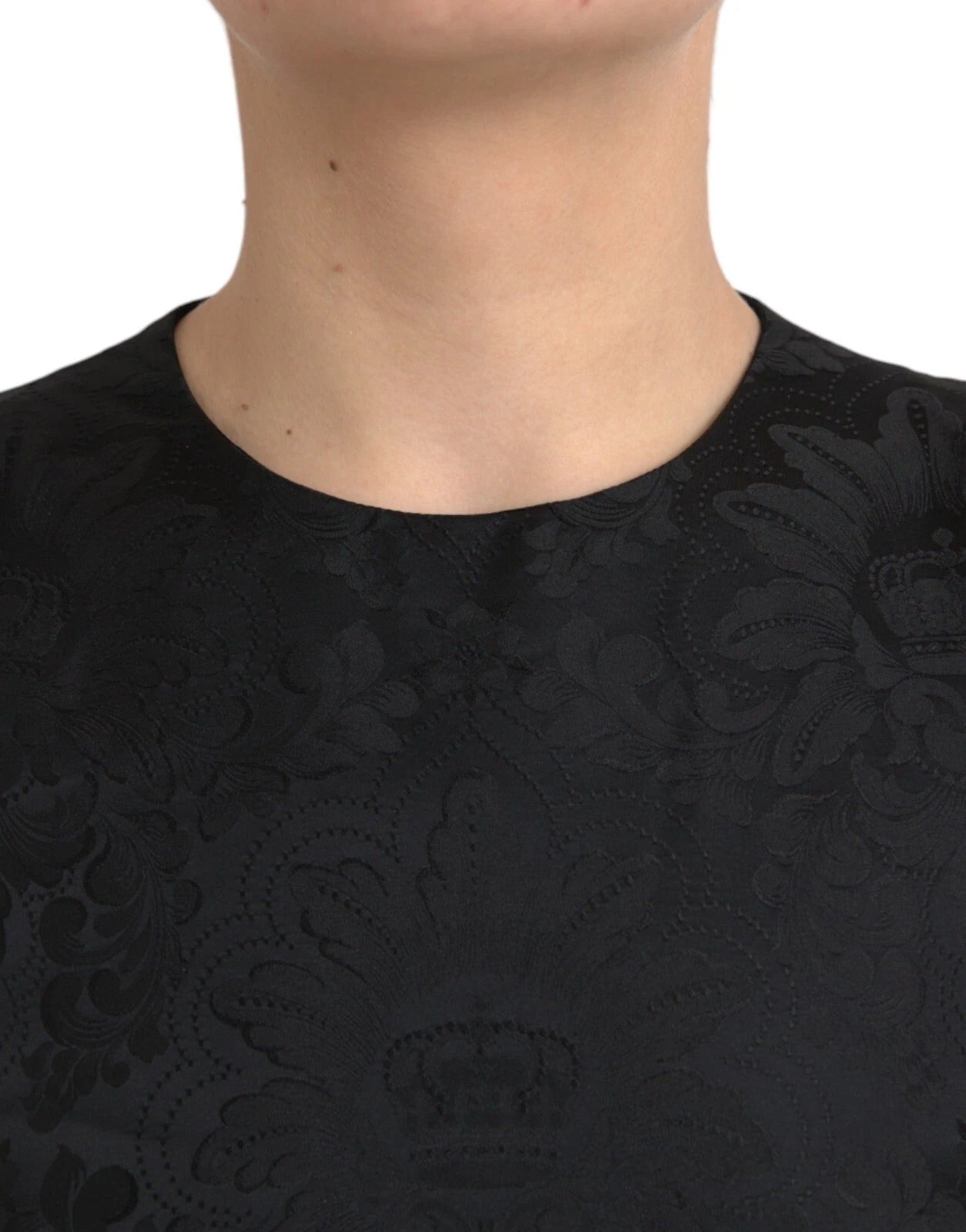 Dolce & Gabbana Black Sleeveless Bodycon A-line Mini Dress Dolce & Gabbana