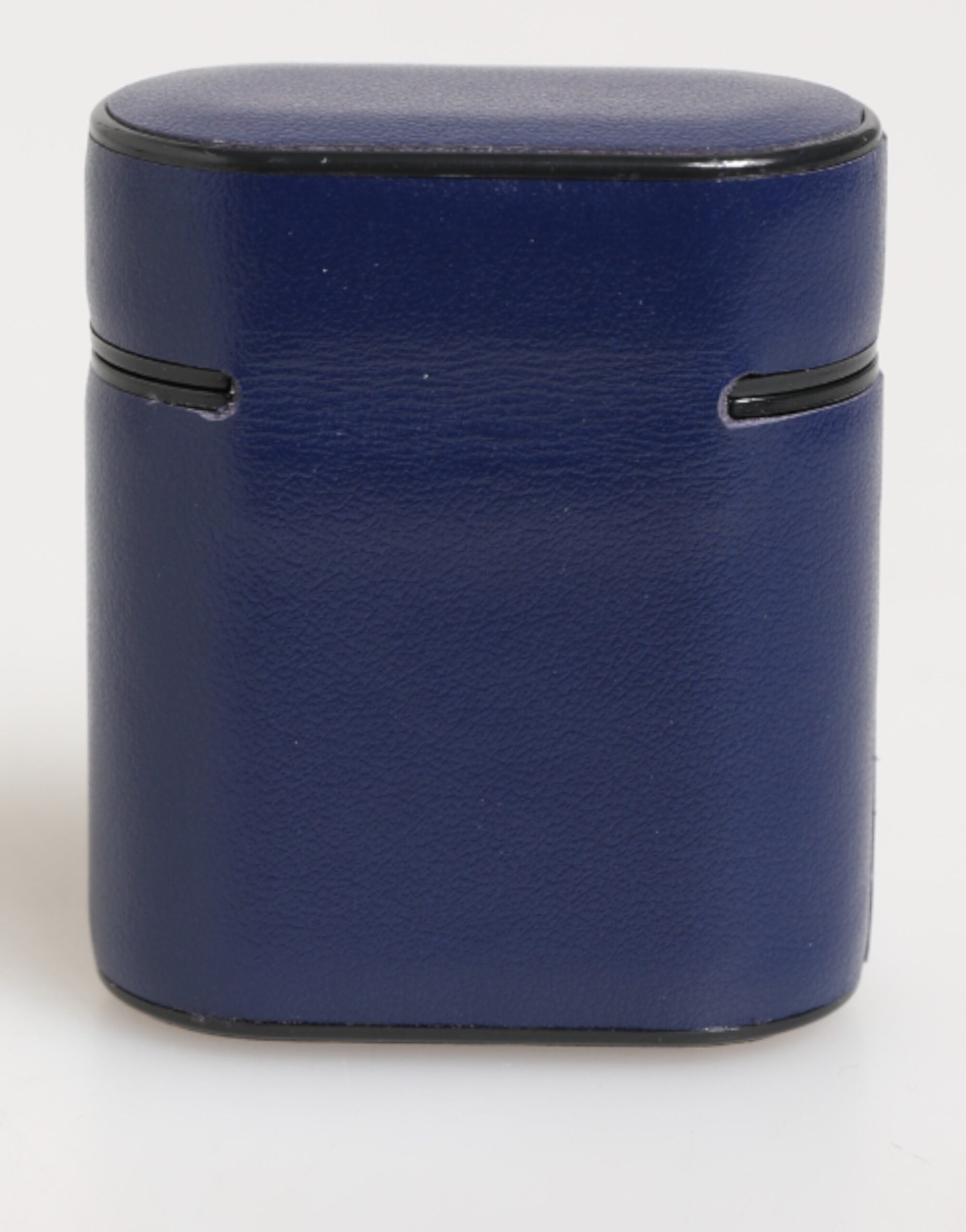 Dolce & Gabbana Blue Leather Logo Print Flip Holder Men Airpods Case Dolce & Gabbana