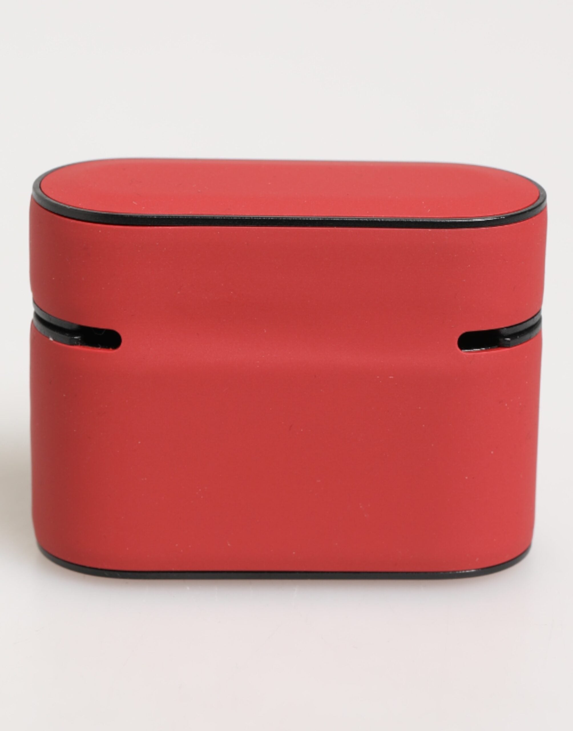Dolce & Gabbana Red White Silicone Embossed Logo Accessory Airpods Case Dolce & Gabbana