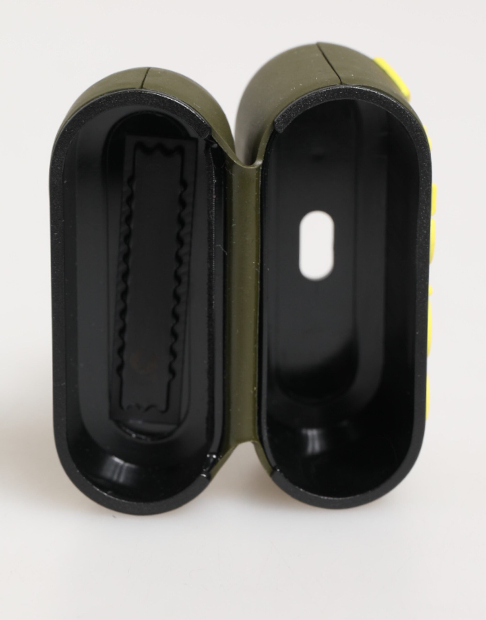 Dolce & Gabbana Army Green Rubber Logo Embossed Accessory Airpods Case Dolce & Gabbana