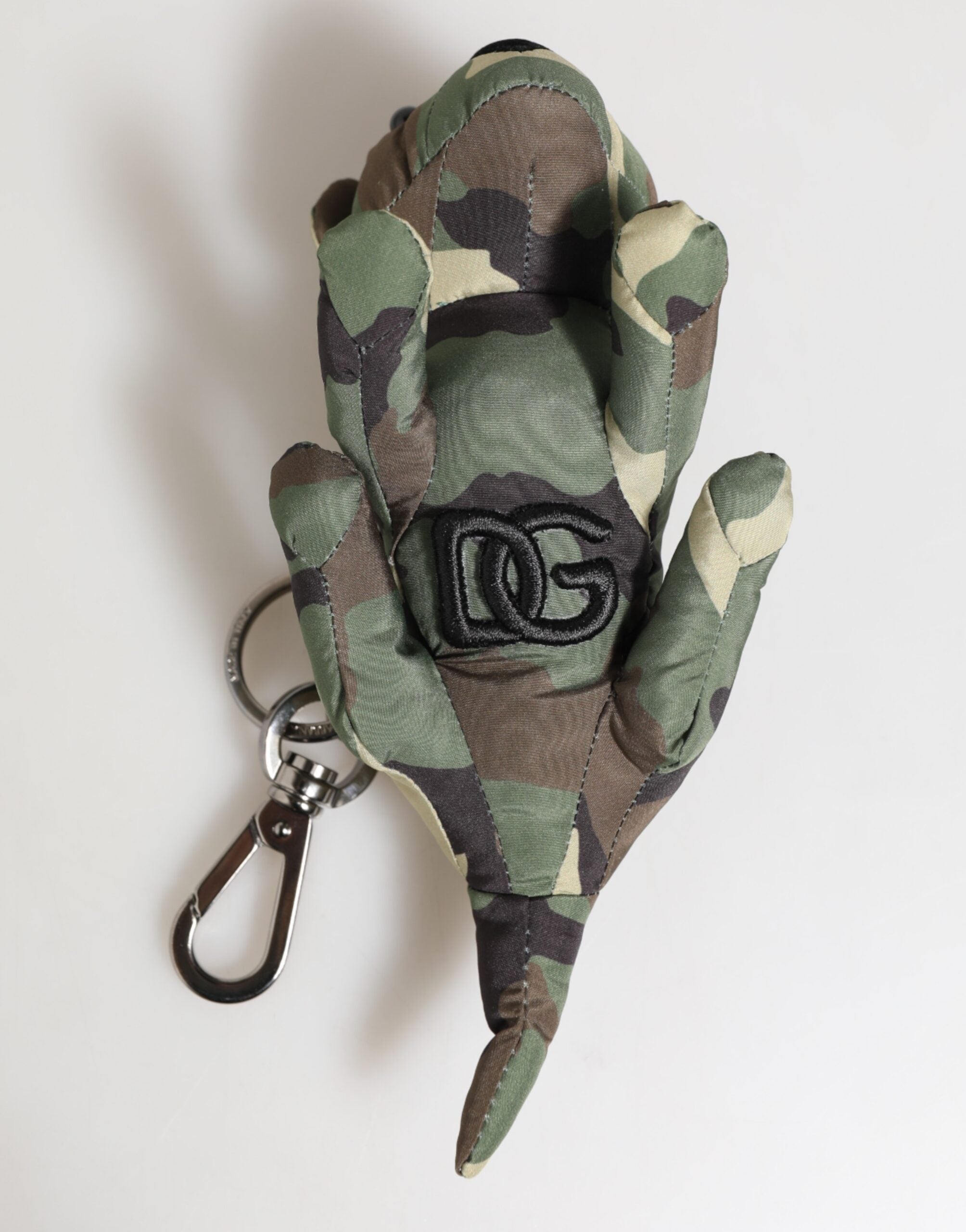 Dolce & Gabbana Camouflage Multicolor Animal Silhouette Keychain Keyring Dolce & Gabbana