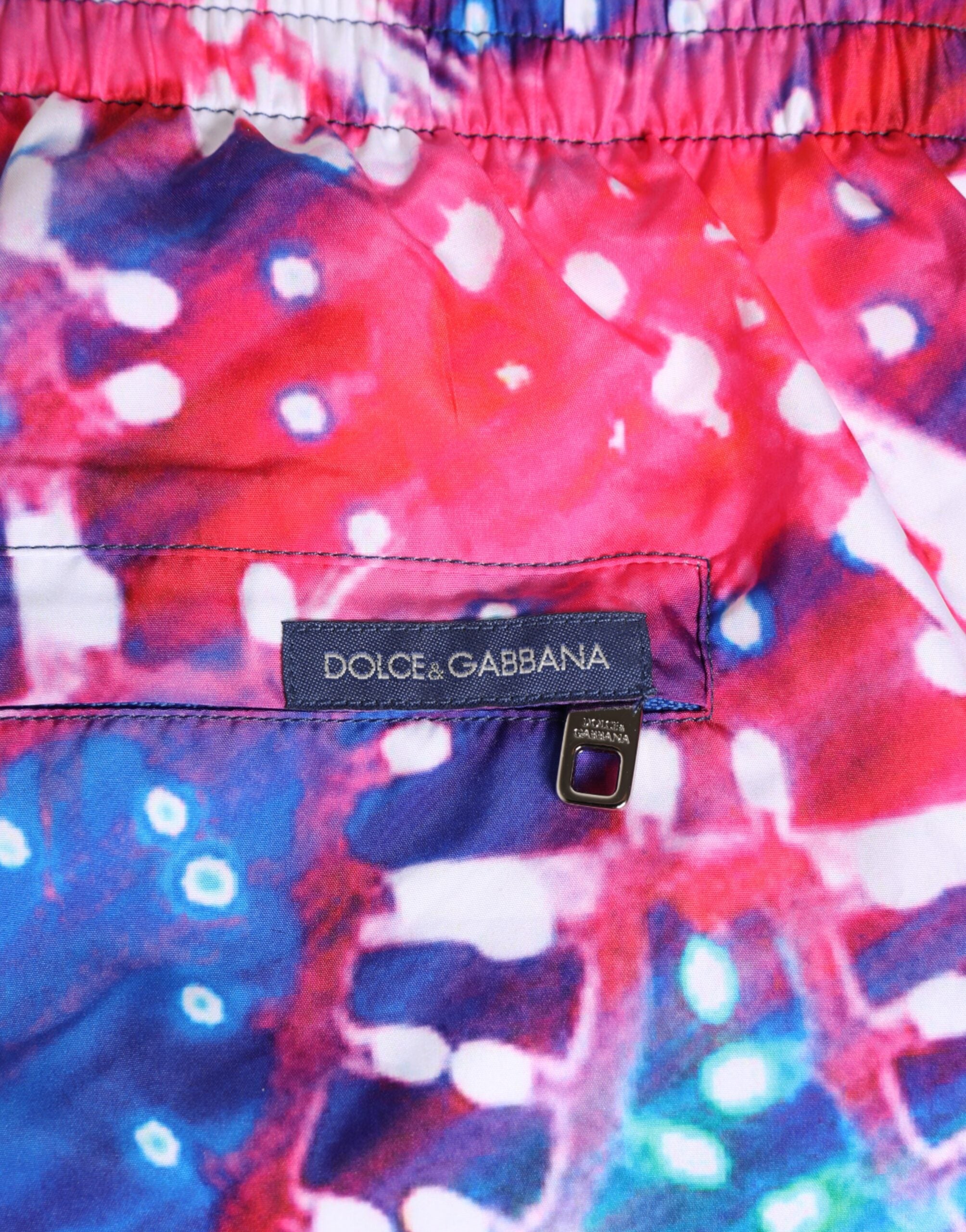 Dolce & Gabbana Multicolor Neon Print Polyester Shorts Swimwear Dolce & Gabbana