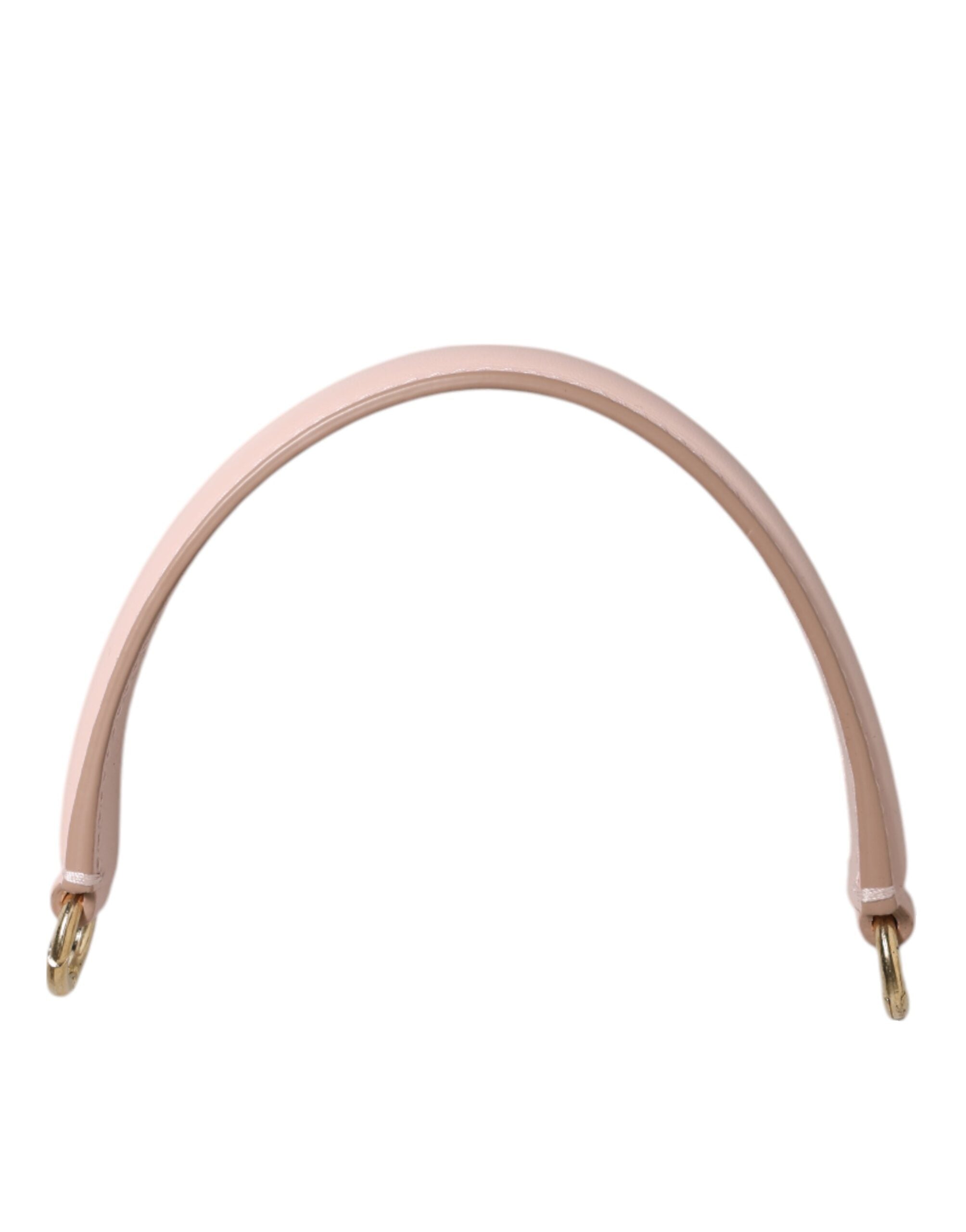 Dolce & Gabbana Strap Pink Leather Gold Tone Big Bag Handle Shoulder Strap Dolce & Gabbana