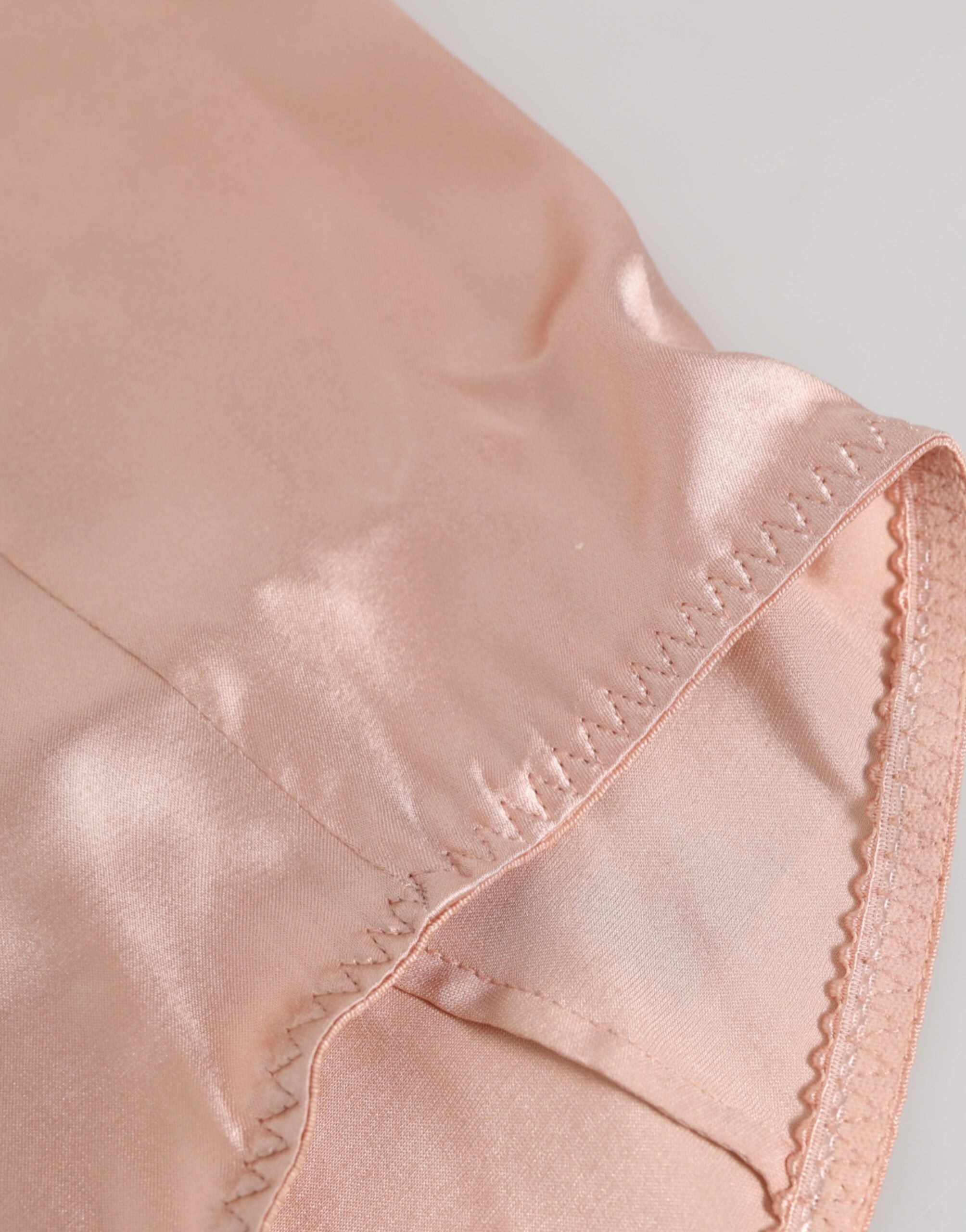 Dolce & Gabbana Pink Acetate High Waist Shorts Panty Underwear Dolce & Gabbana