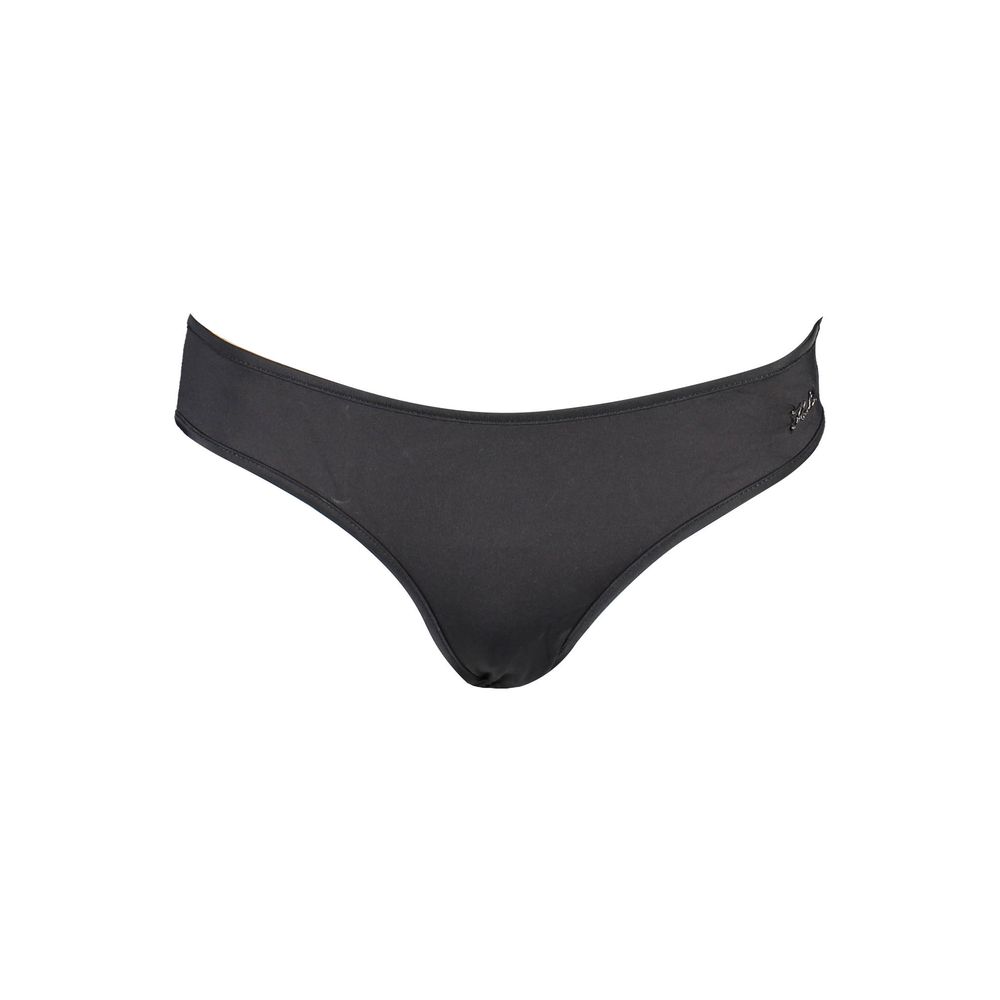 Karl Lagerfeld Black Polyamide Women's Swim Briefs Karl Lagerfeld