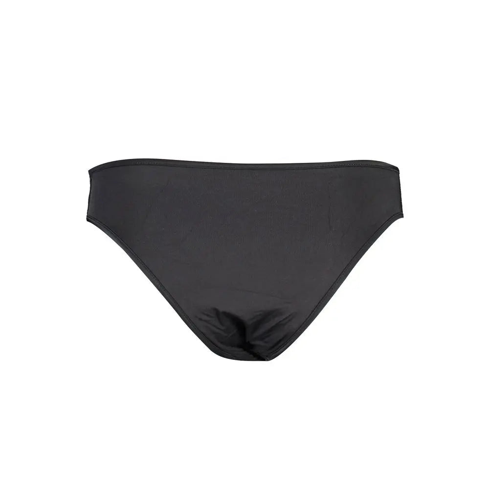 Karl Lagerfeld Black Polyamide Women's Swim Briefs Karl Lagerfeld