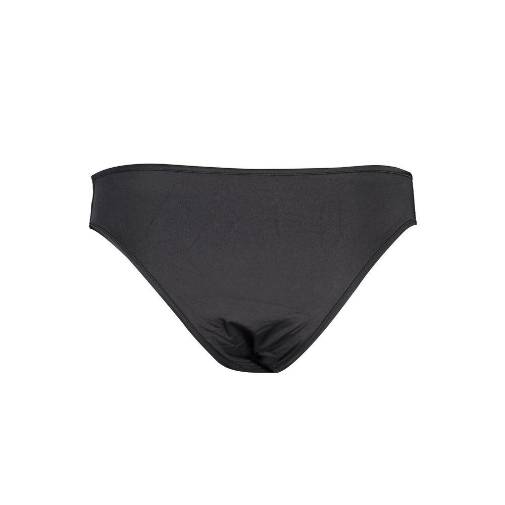 Karl Lagerfeld Black Polyamide Women's Swim Briefs Karl Lagerfeld