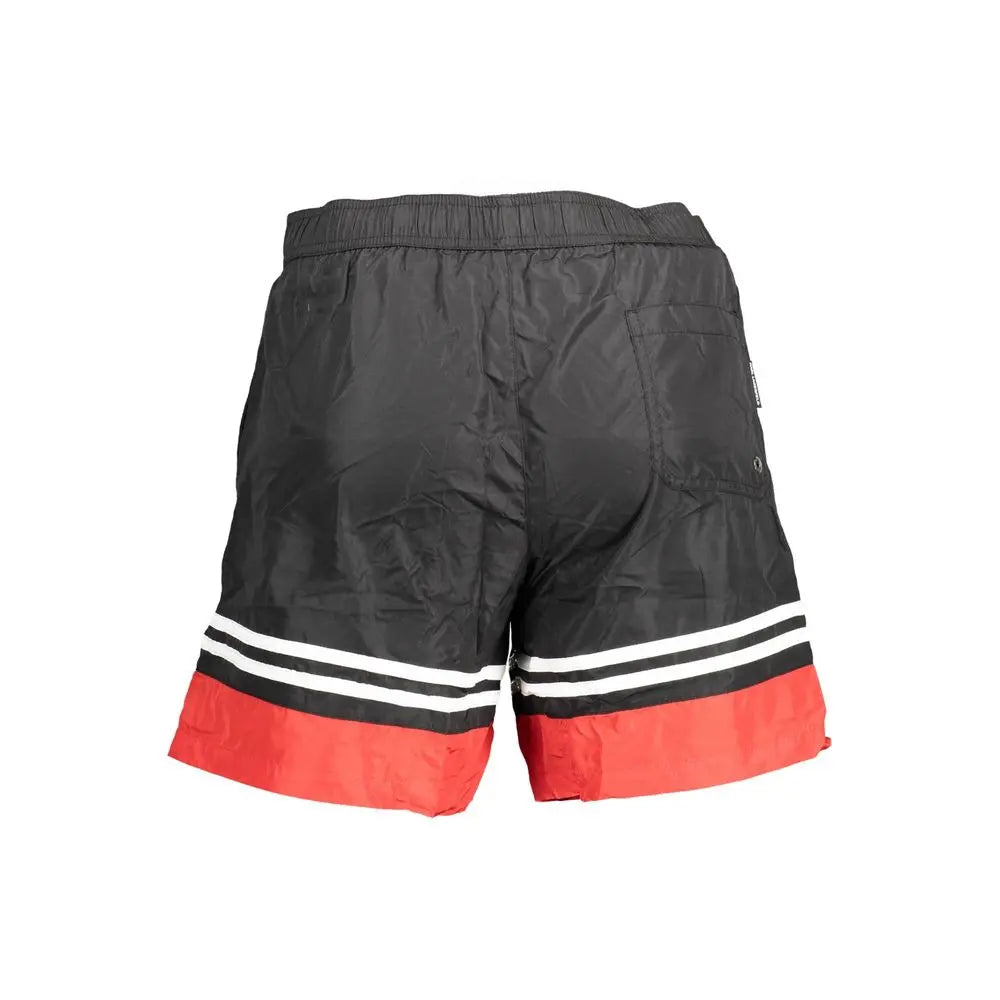 Karl Lagerfeld Black Polyester Mens Swim Boxer Karl Lagerfeld