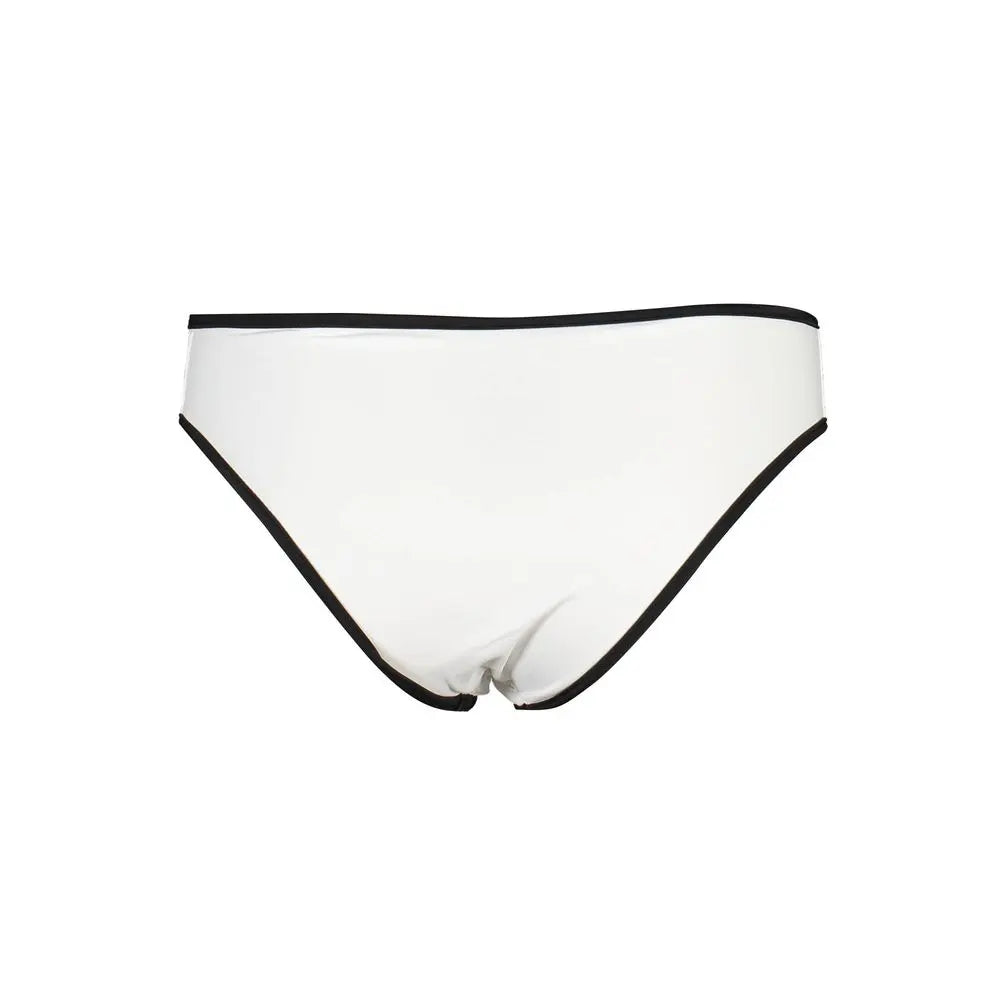 Karl Lagerfeld White Polyamide Women Swim Brief Karl Lagerfeld