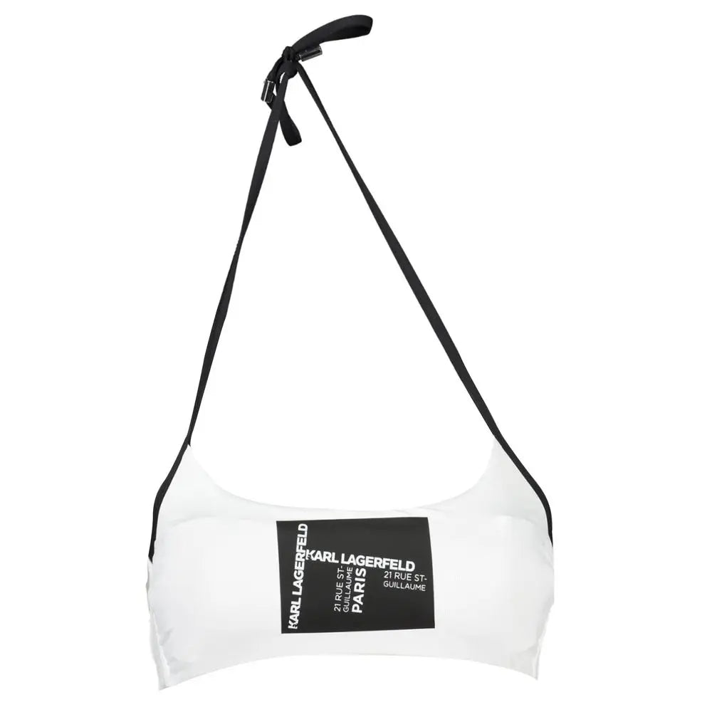 Karl Lagerfeld White Polyamide Women's Swimsuit Karl Lagerfeld