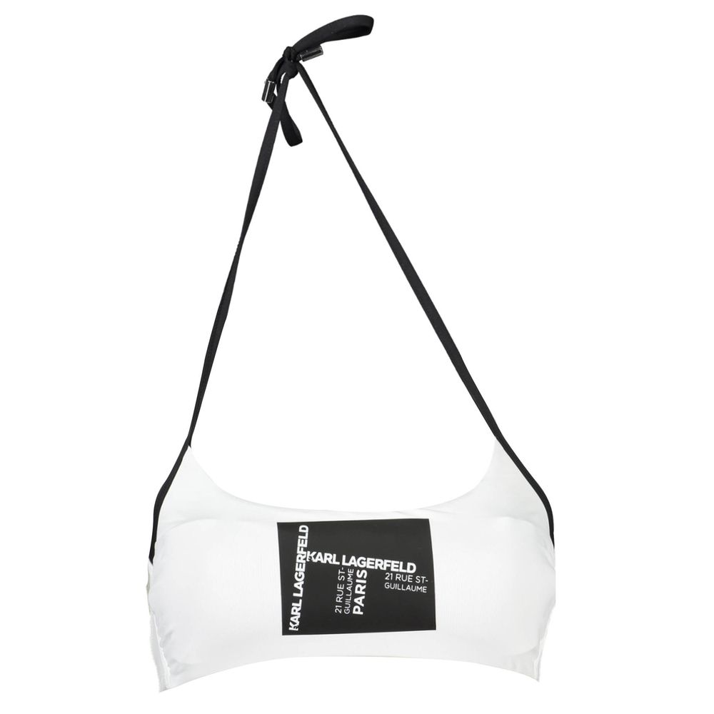 Karl Lagerfeld White Polyamide Women's Swimsuit Karl Lagerfeld