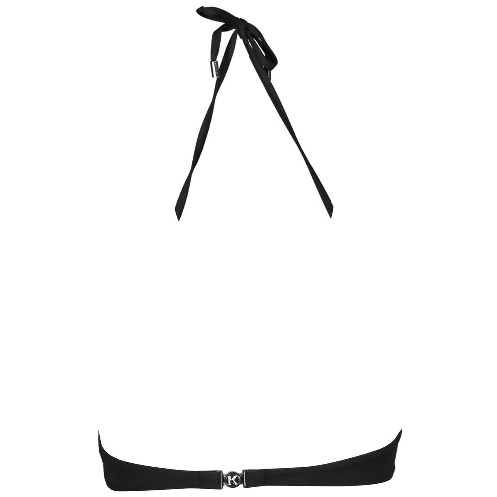 Karl Lagerfeld Black Polyamide Women Swimsuit Karl Lagerfeld