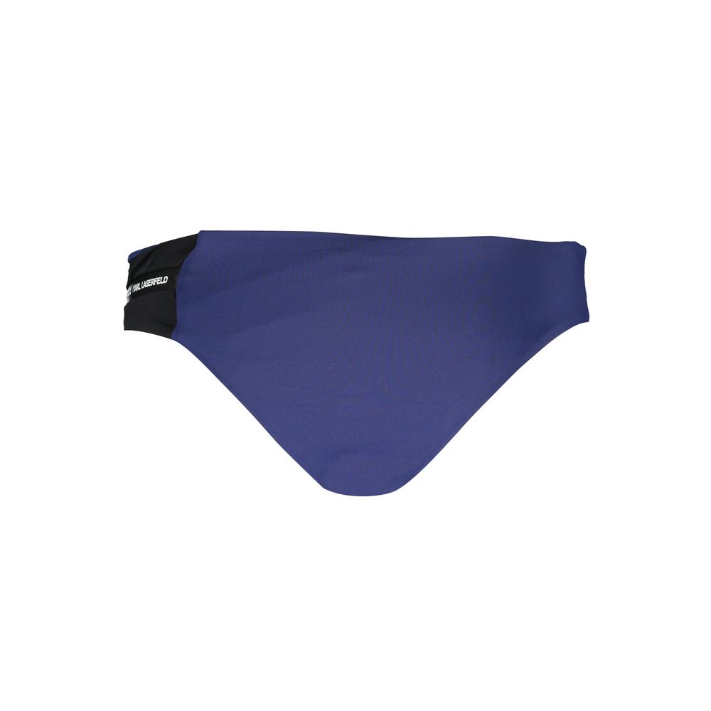 Karl Lagerfeld Blue Polyamide Women Swim Brief Karl Lagerfeld