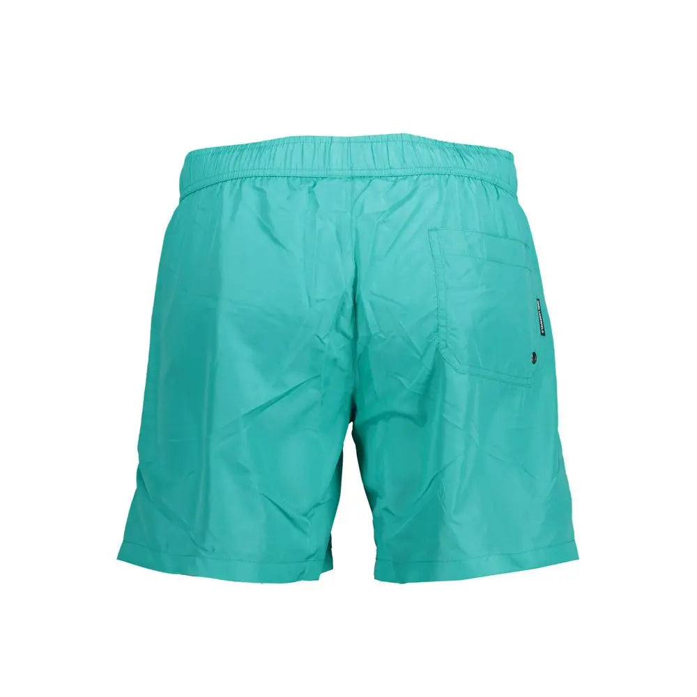 Karl Lagerfeld Verde Polyester Men's Swim Boxer Karl Lagerfeld