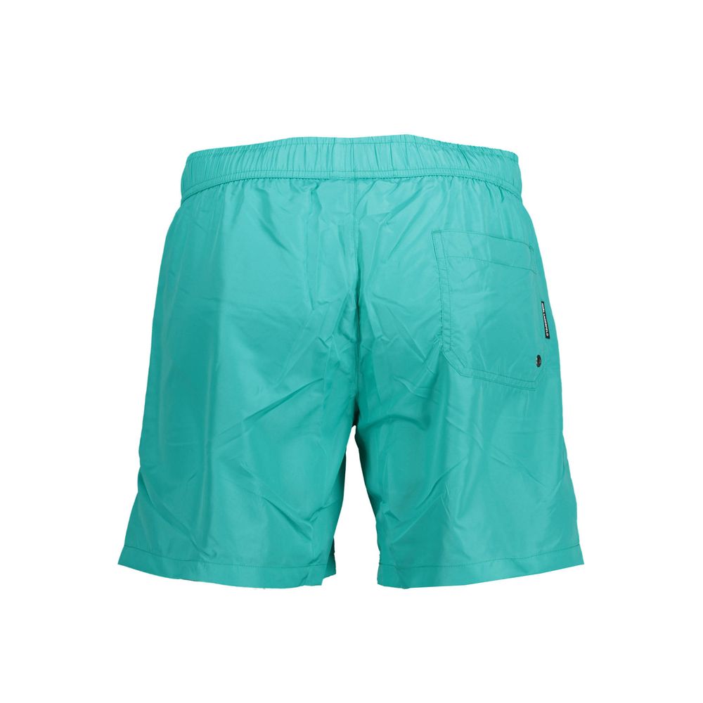 Karl Lagerfeld Verde Polyester Men's Swim Boxer Karl Lagerfeld