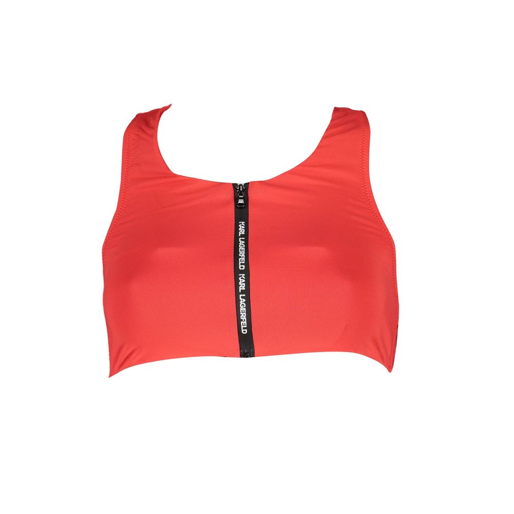 Karl Lagerfeld Rosso Polyamide Women's Swimsuit Karl Lagerfeld