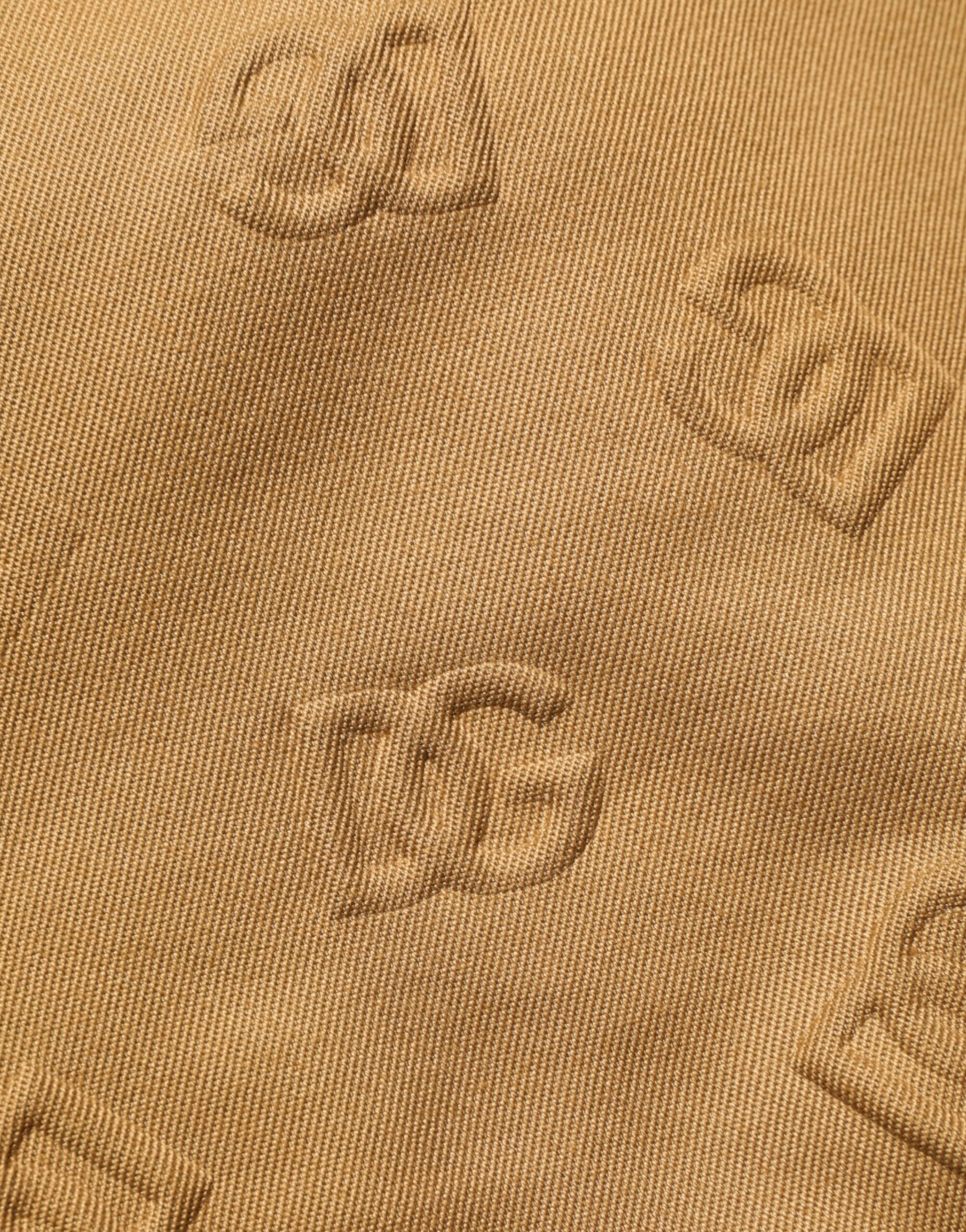 Dolce & Gabbana Brown Cotton Stretch Logo CargoBermuda Shorts Dolce & Gabbana