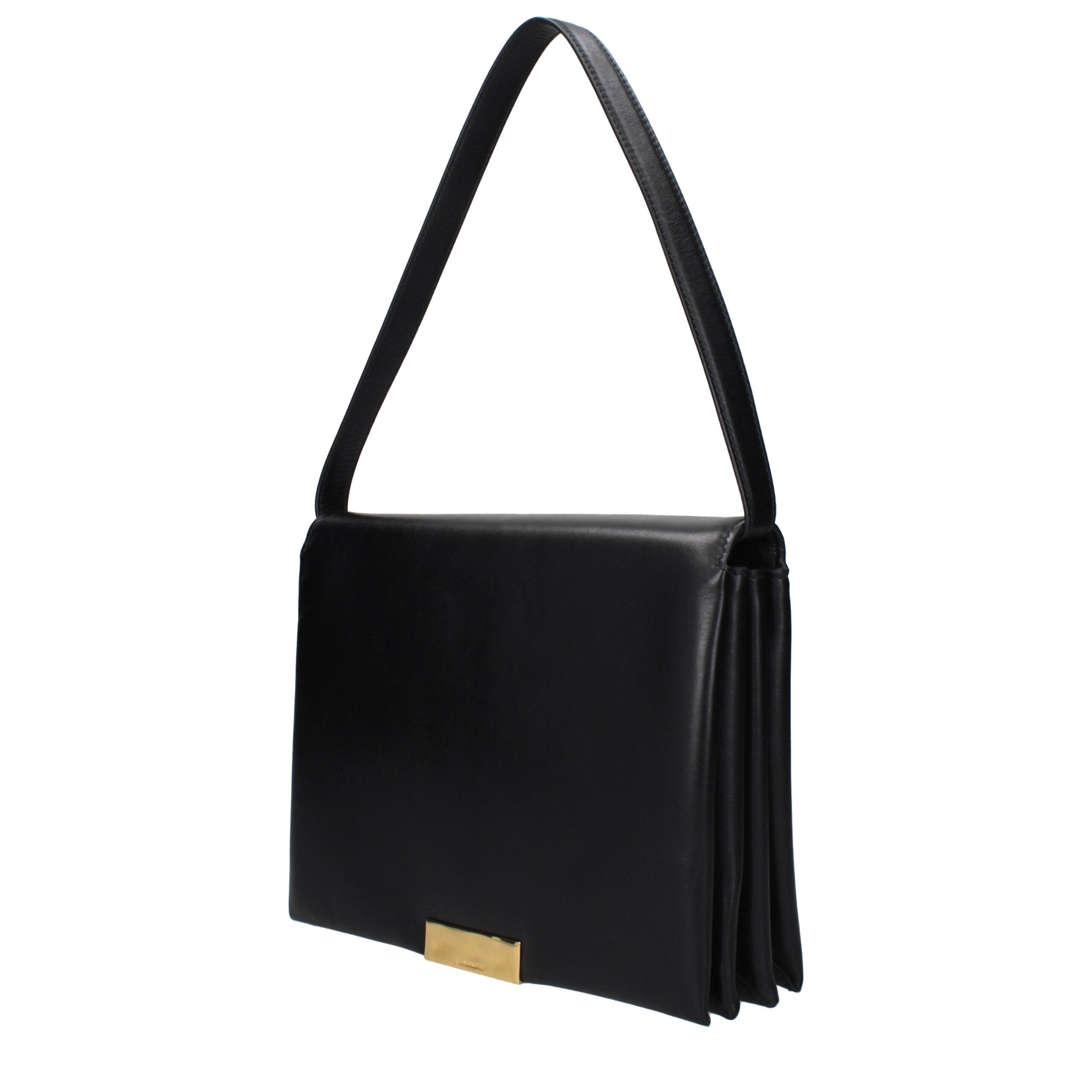 Jil Sander Black Leather Shoulder Bag Jil Sander