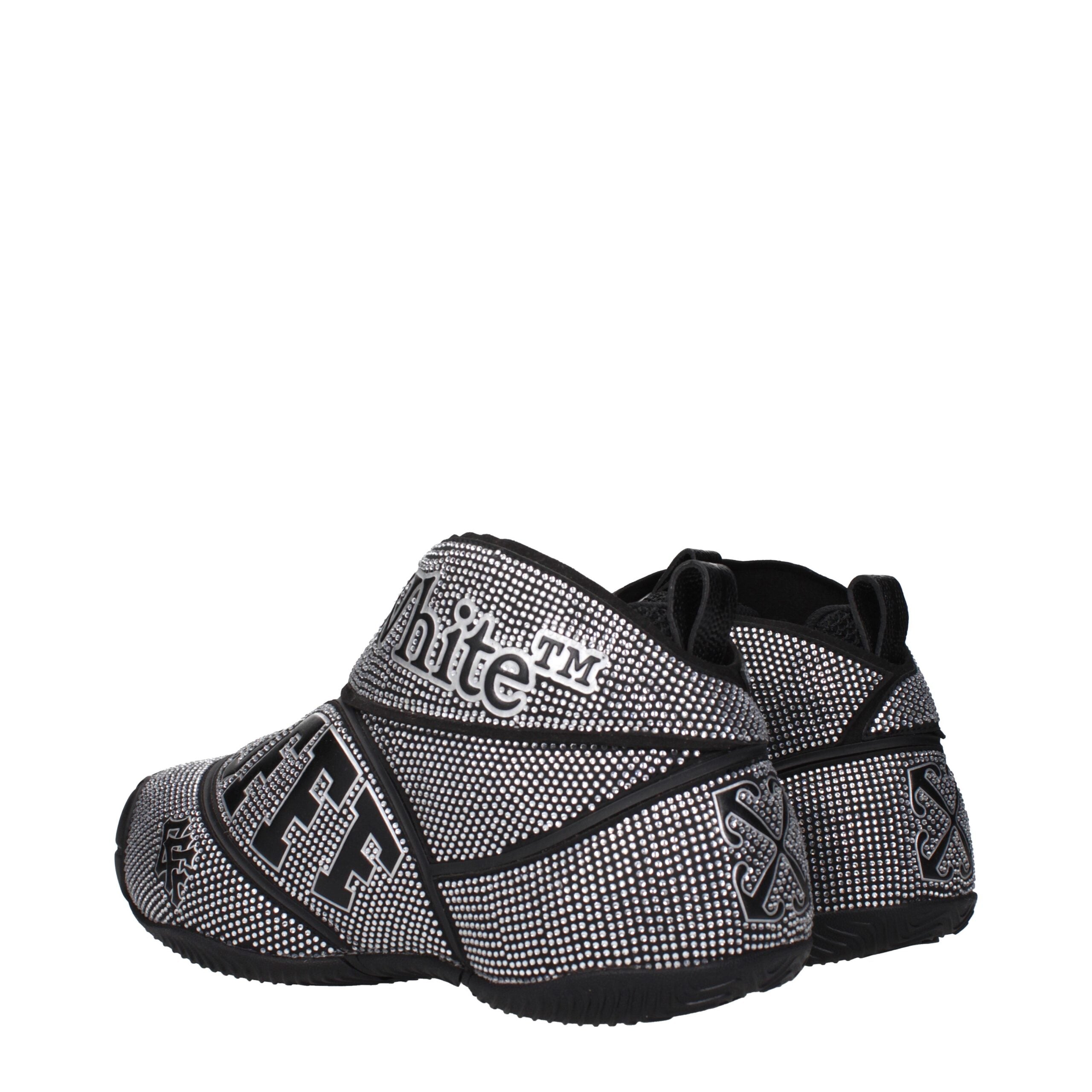 Off-White Black Cotton Sneakers Off-White