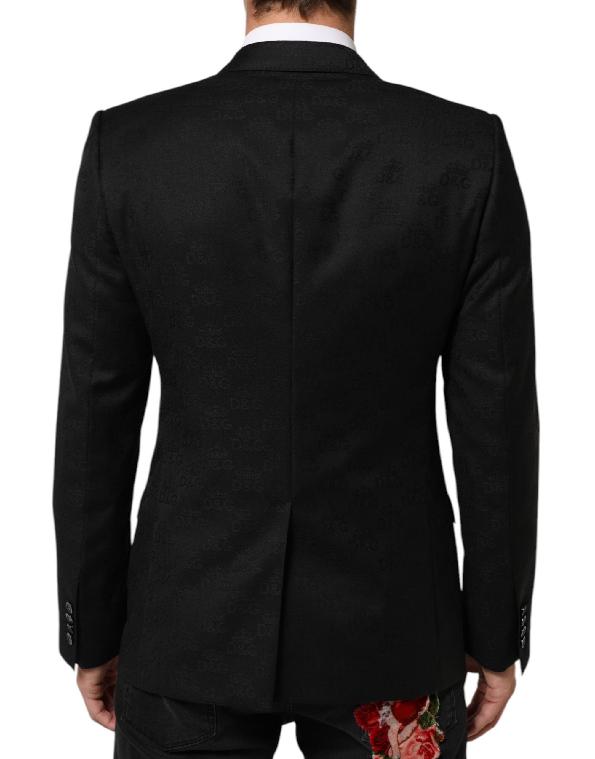 Dolce & Gabbana Black MARTINI 2 Buttons Suit Jacket Blazer Dolce & Gabbana