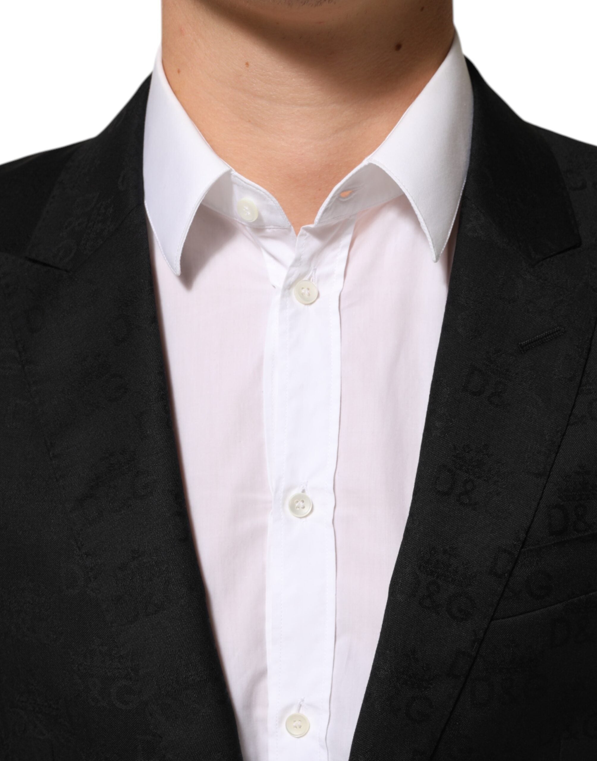 Dolce & Gabbana Black MARTINI 2 Buttons Suit Jacket Blazer Dolce & Gabbana