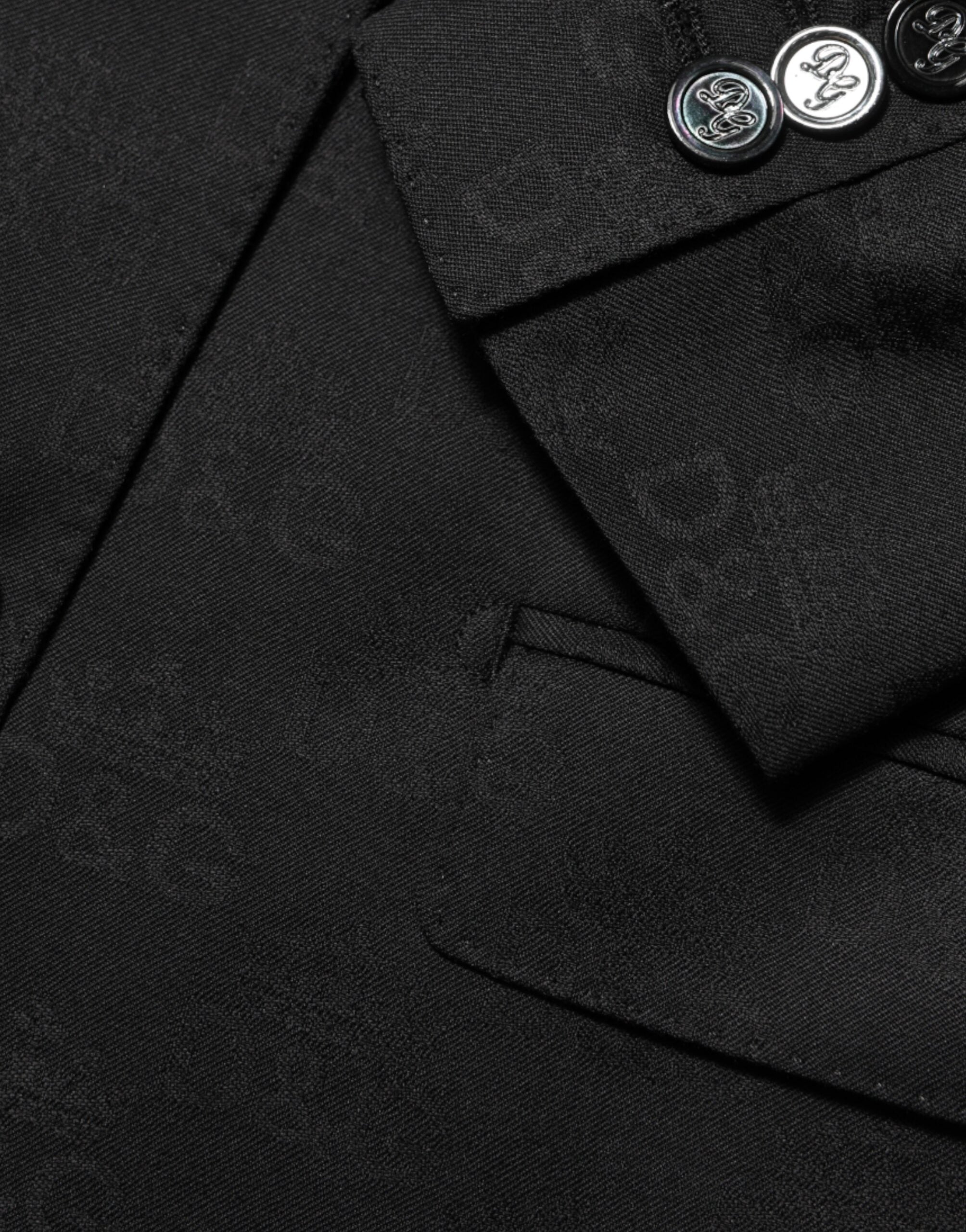 Dolce & Gabbana Black MARTINI 2 Buttons Suit Jacket Blazer Dolce & Gabbana