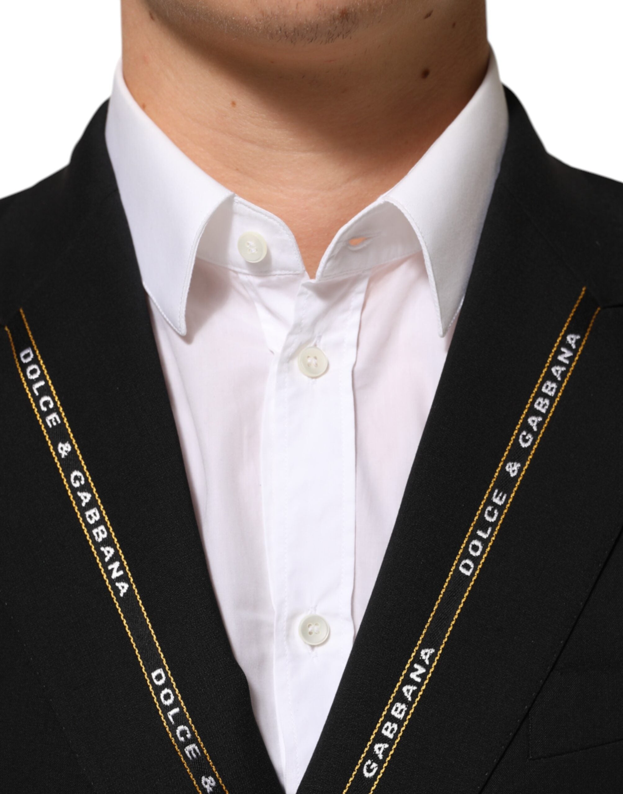 Dolce & Gabbana Black SICILIA Double Breasted Jacket Blazer Dolce & Gabbana