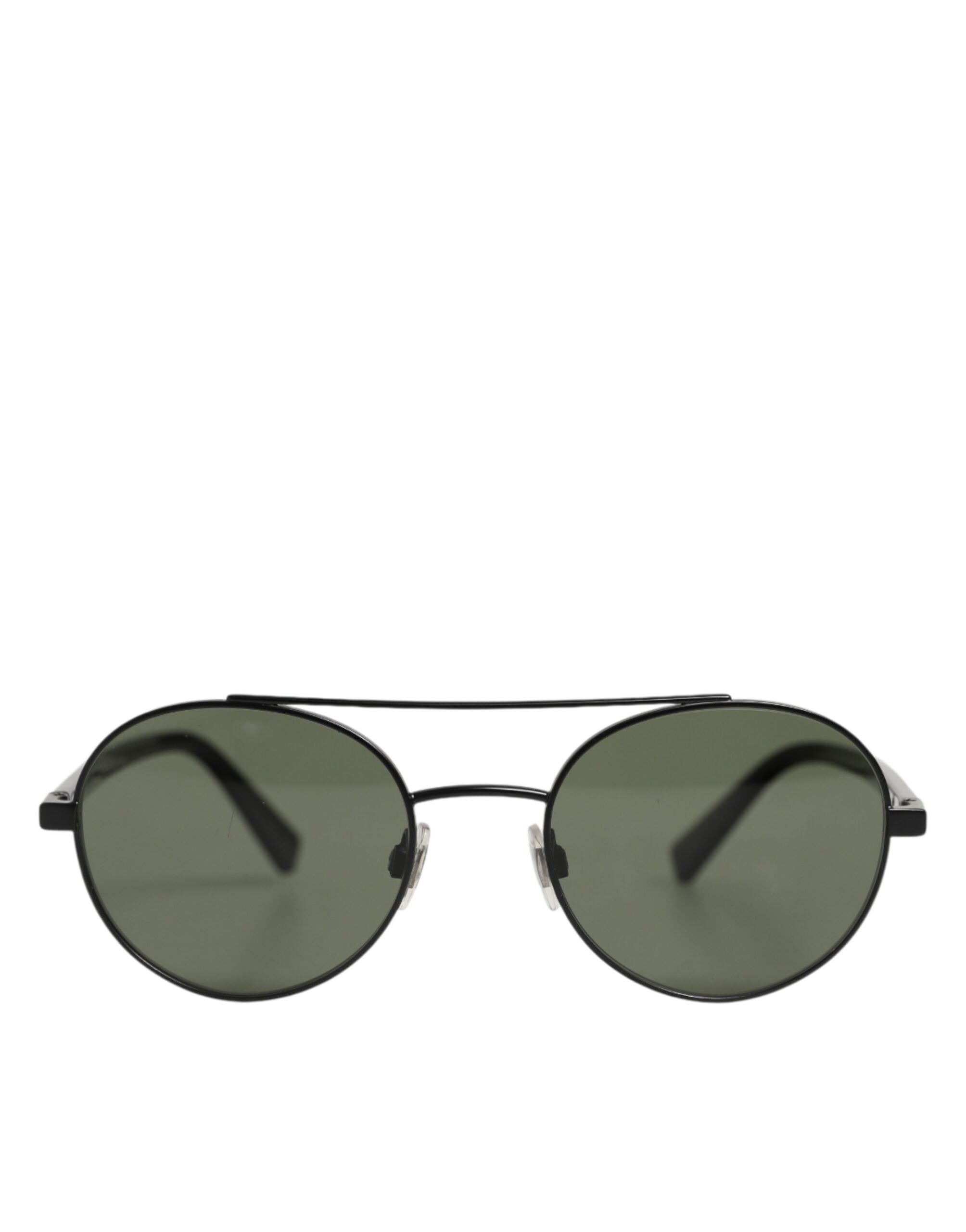 Dolce & Gabbana Matte Black Steel Frame Gray Lens Sunglasses Dolce & Gabbana