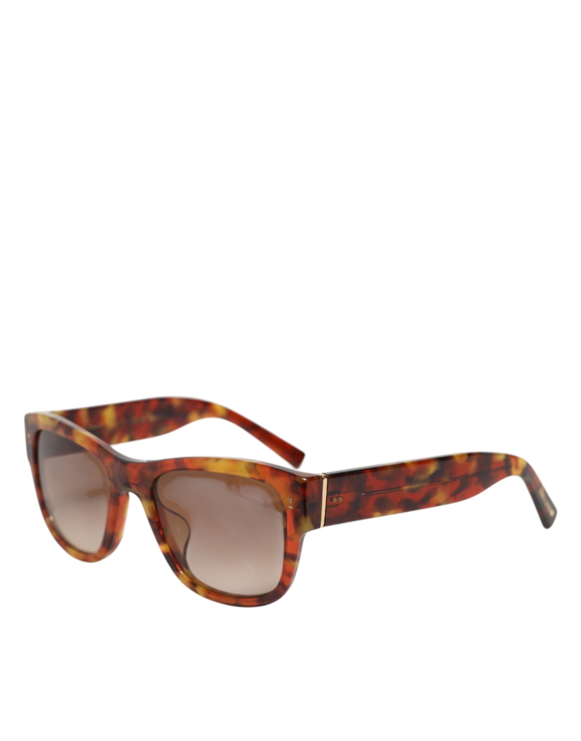 Dolce & Gabbana DG4338F Brown Havana Full Rim Round Lenses Sunglasses Dolce & Gabbana
